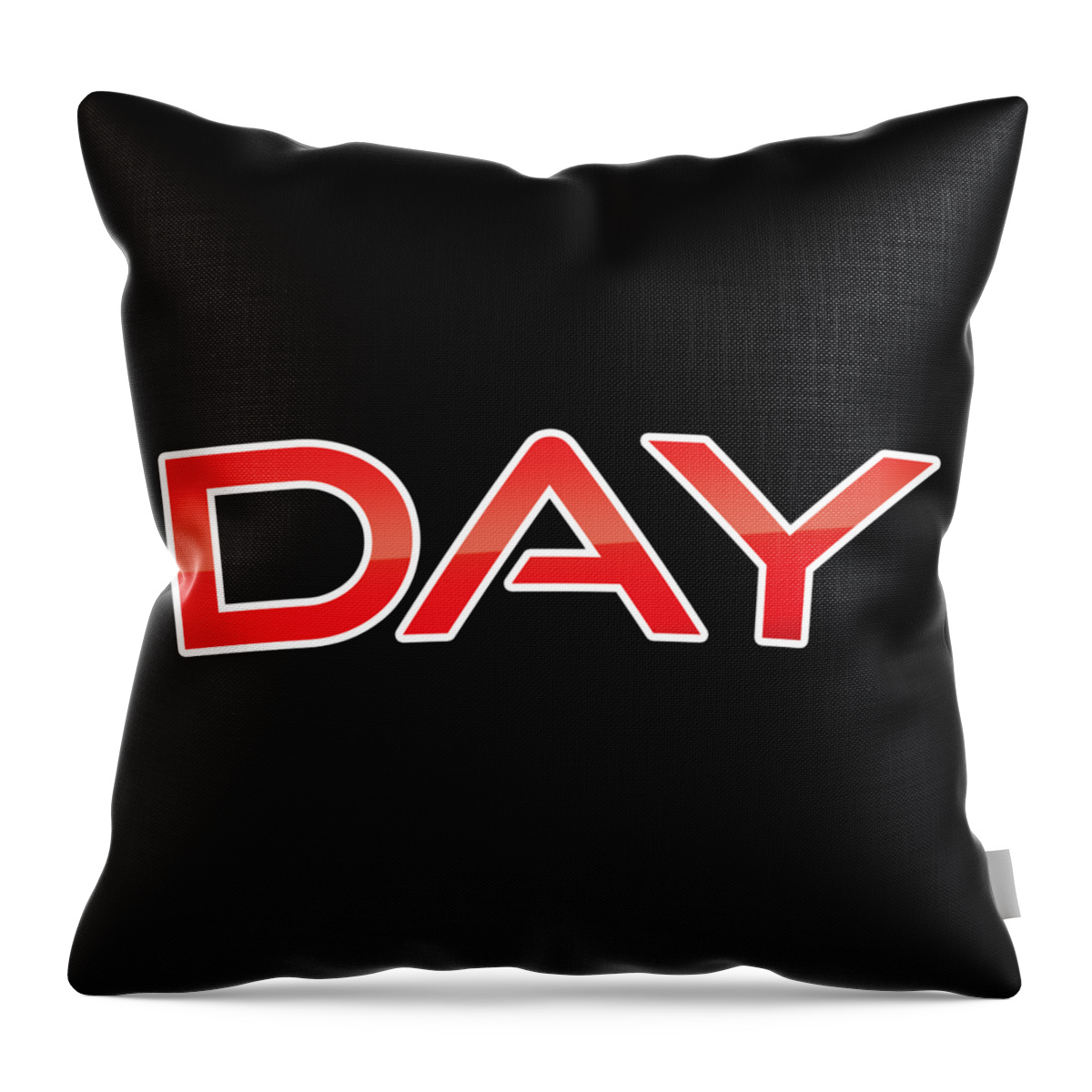 Day Throw Pillow featuring the digital art Day by TintoDesigns