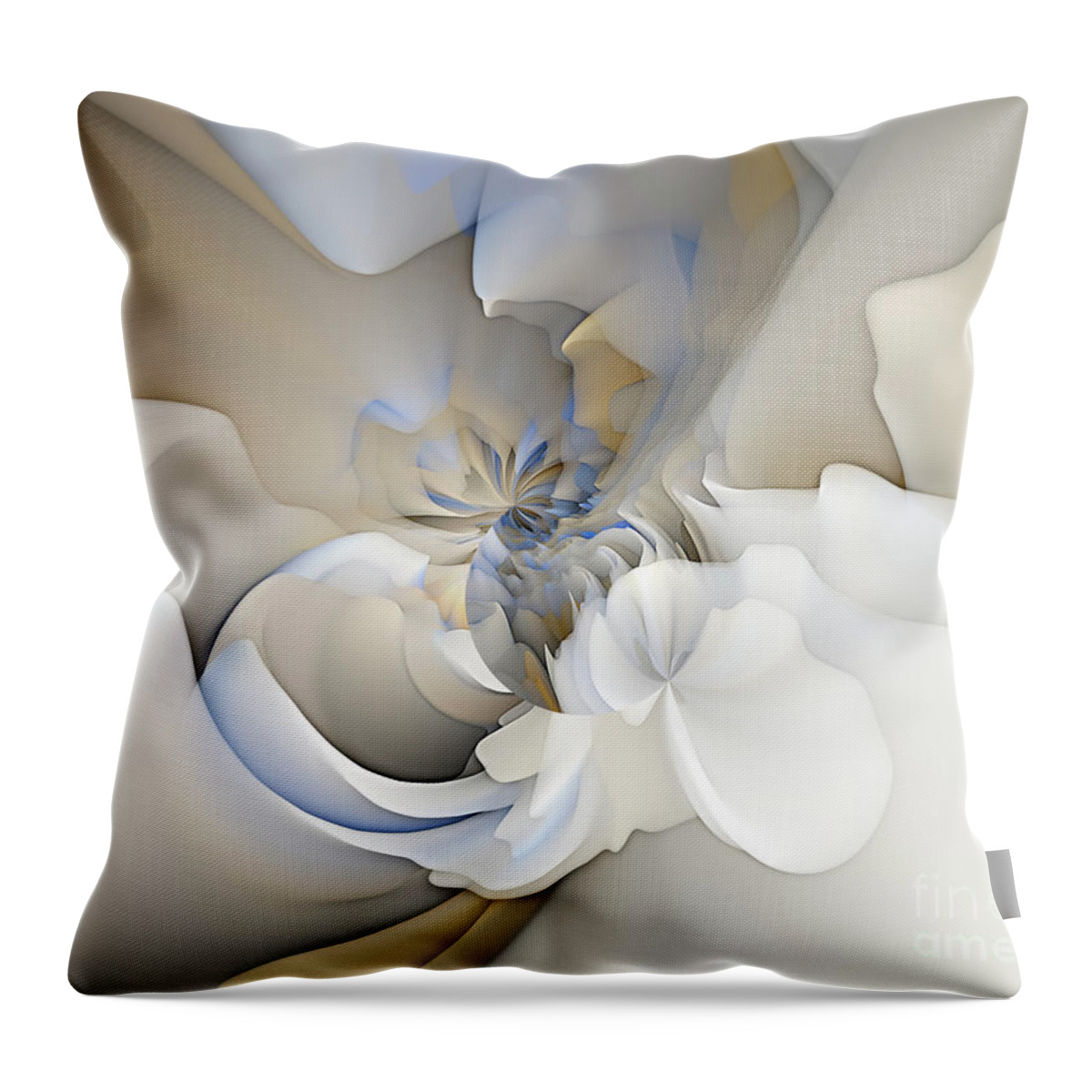 Abstract Throw Pillow featuring the photograph Depth Charge by Patti Schulze