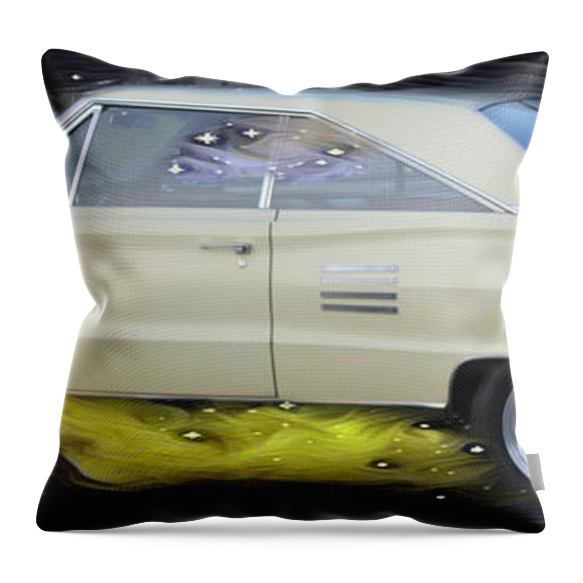 Car Throw Pillow featuring the photograph Dodge Coronet 500 by Cathy Anderson