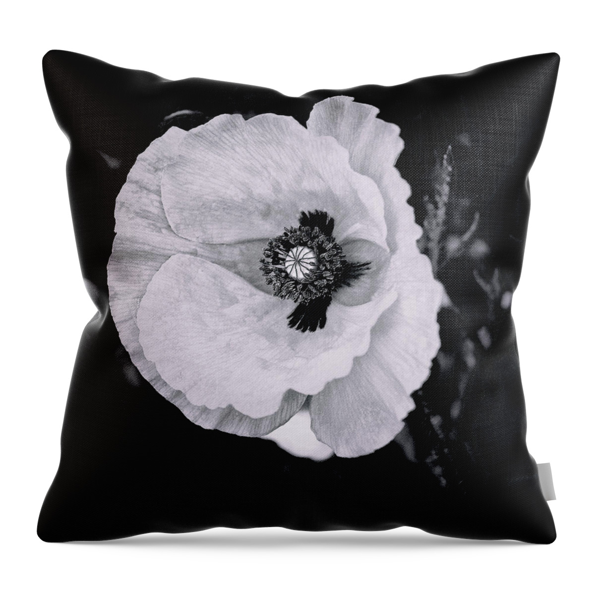 Poppy Throw Pillow featuring the photograph Dream of Peace by Marianne Campolongo