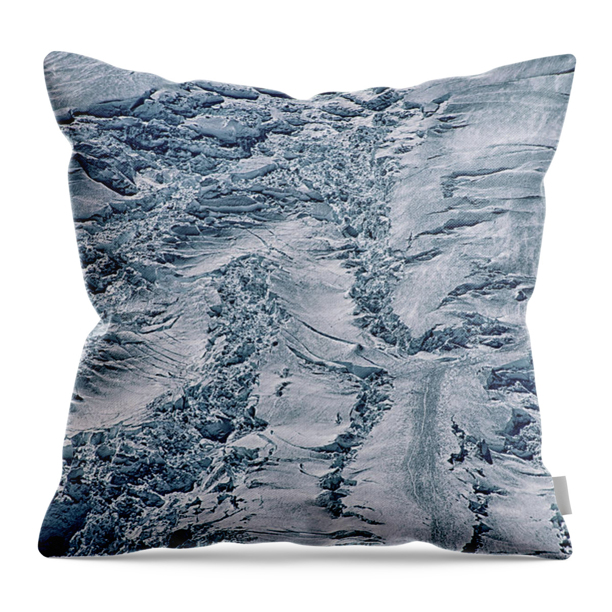 Emmons Throw Pillow featuring the photograph Emmons Glacier on Mount Rainier by Steve Estvanik