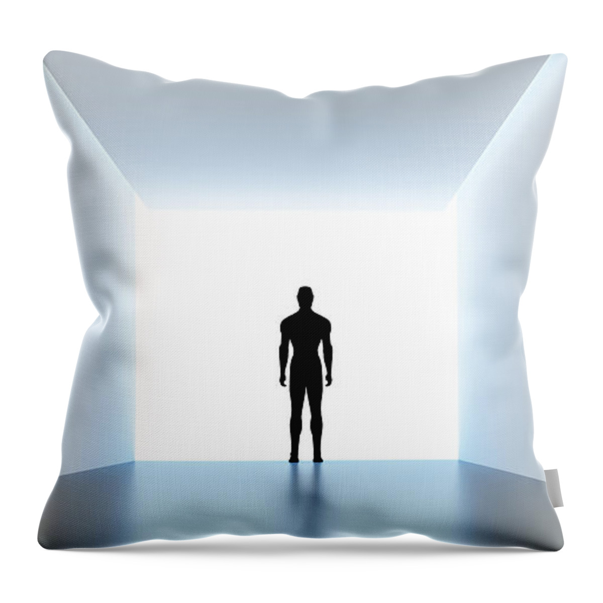 The End Throw Pillow featuring the photograph Exit by Enot-poloskun