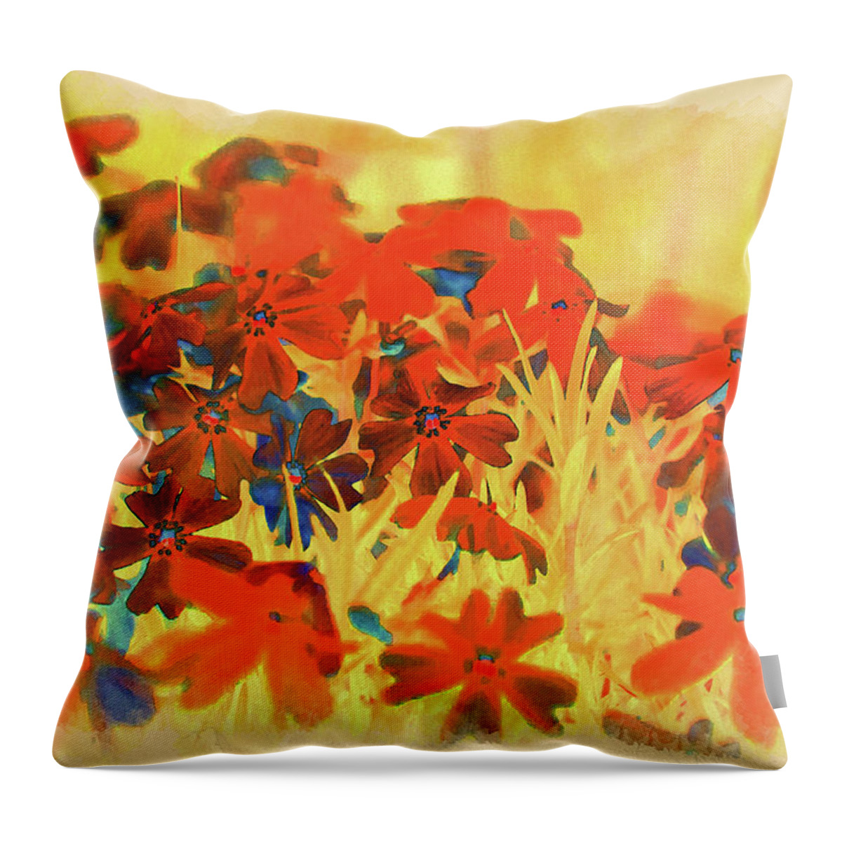 Fall Throw Pillow featuring the digital art Fall Colors by Alex Mir