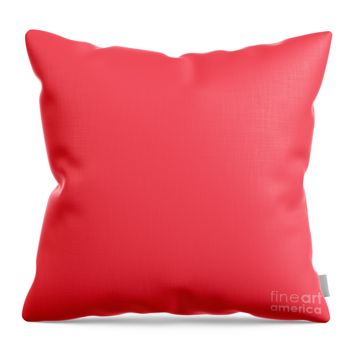 Fiery-coral Throw Pillow featuring the digital art Fiery Coral by Sharon Mau