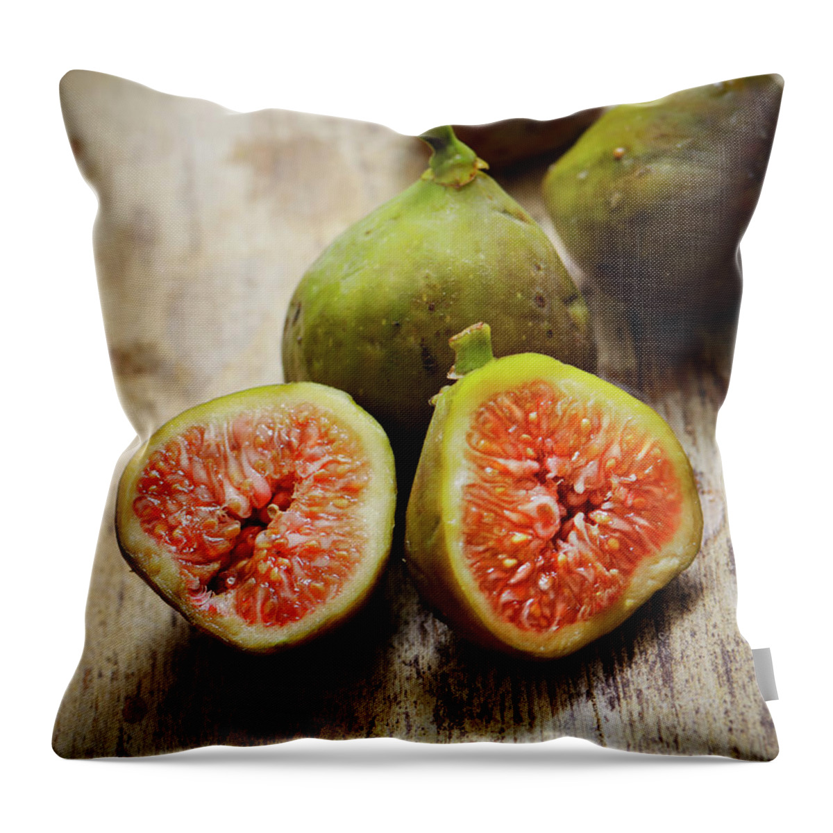 Fig Throw Pillow featuring the photograph Figs by Jelena Jovanovic