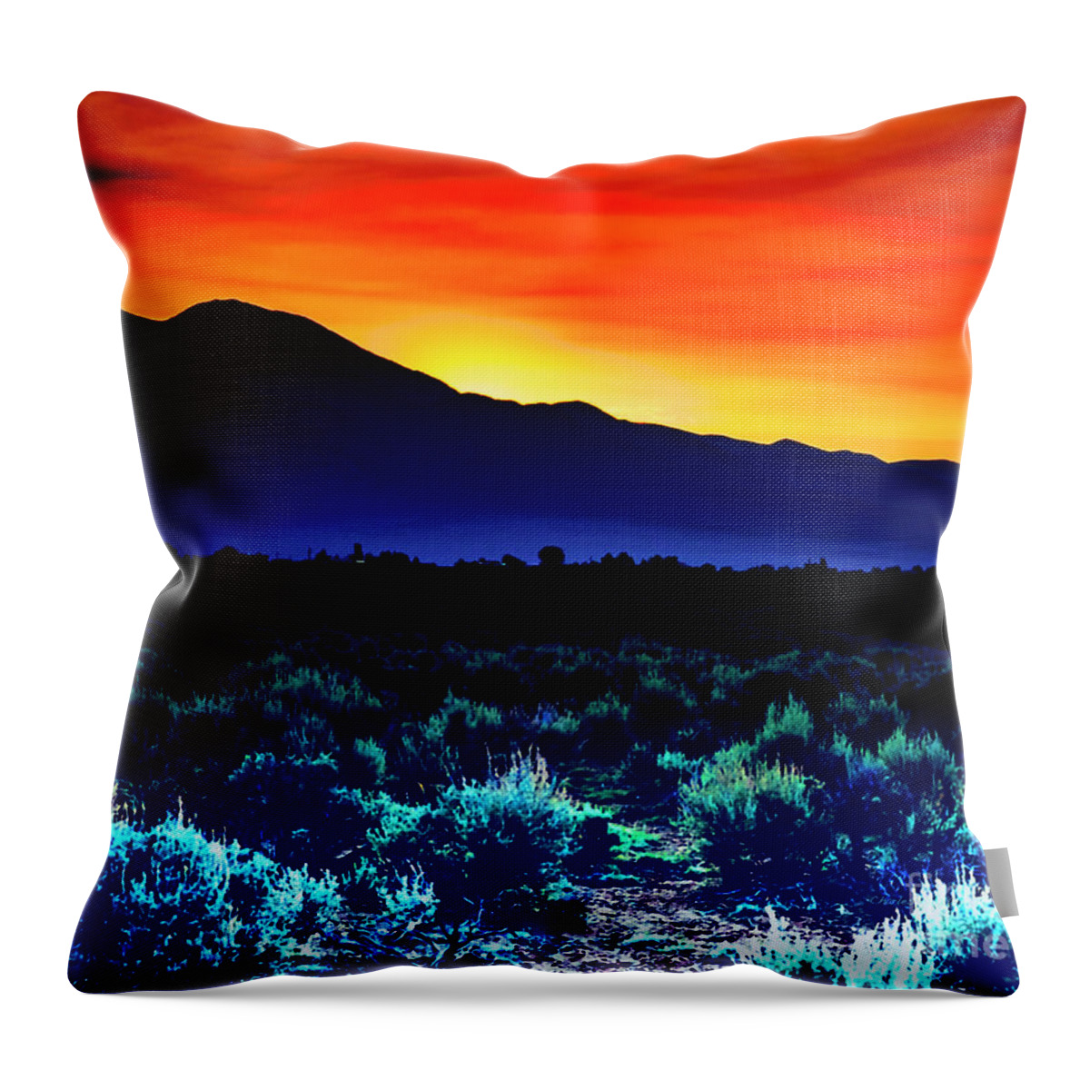 Santa Throw Pillow featuring the photograph First Light V by Charles Muhle