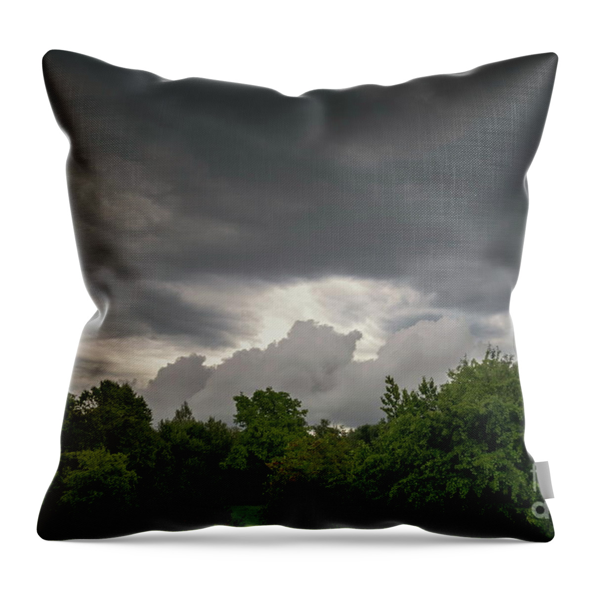 Michelle Meenawong Throw Pillow featuring the photograph Five Minutes Before Apocalypse by Michelle Meenawong
