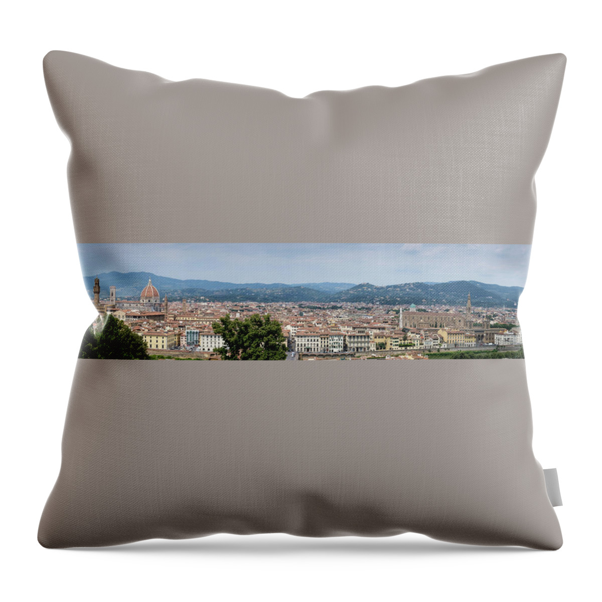 Florence Throw Pillow featuring the photograph Florence,Italy by Matthew Pace