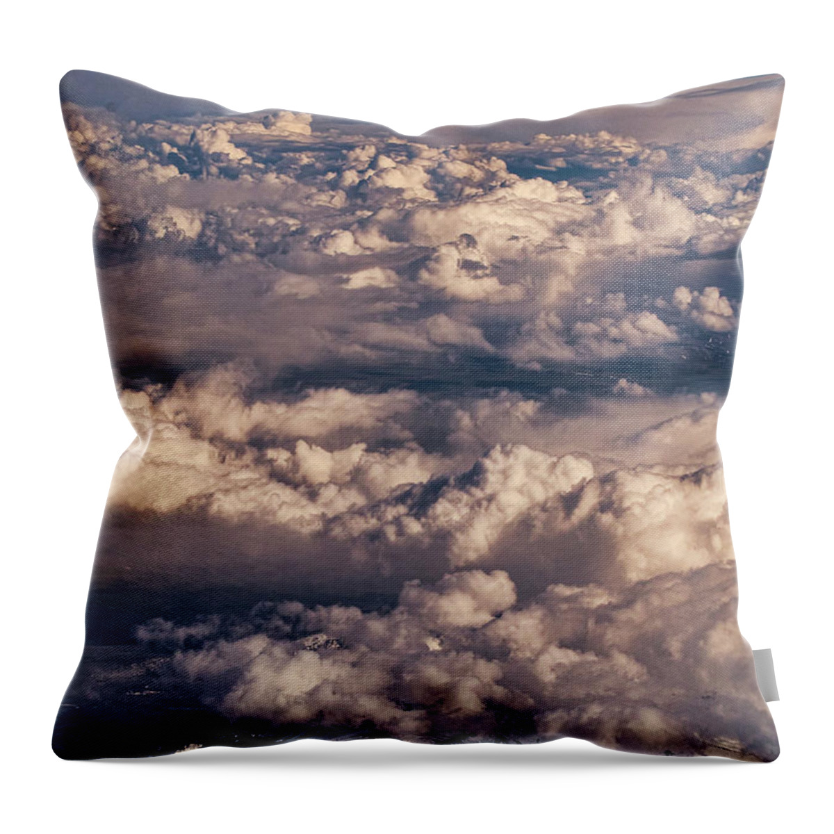Fly Throw Pillow featuring the photograph Flying over the Rocky Mountains by Steven Ralser