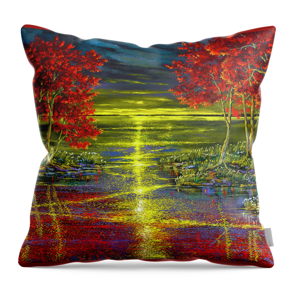 Ford Smith Throw Pillow featuring the painting Forever and a Day by Ford Smith