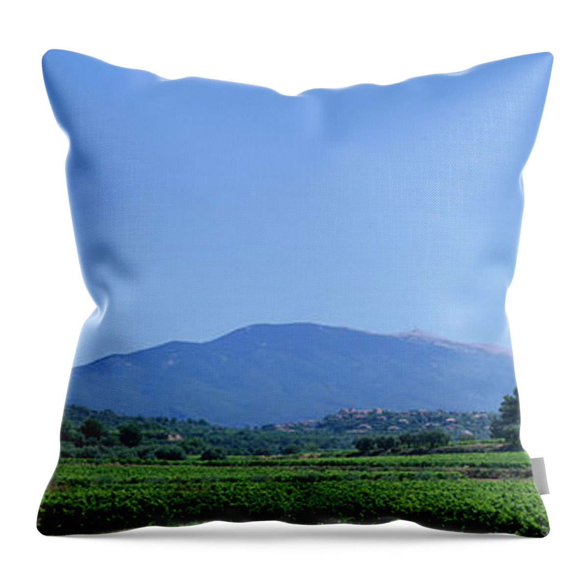 Scenics Throw Pillow featuring the photograph France, Provence, Luberon, Village Of by Martial Colomb