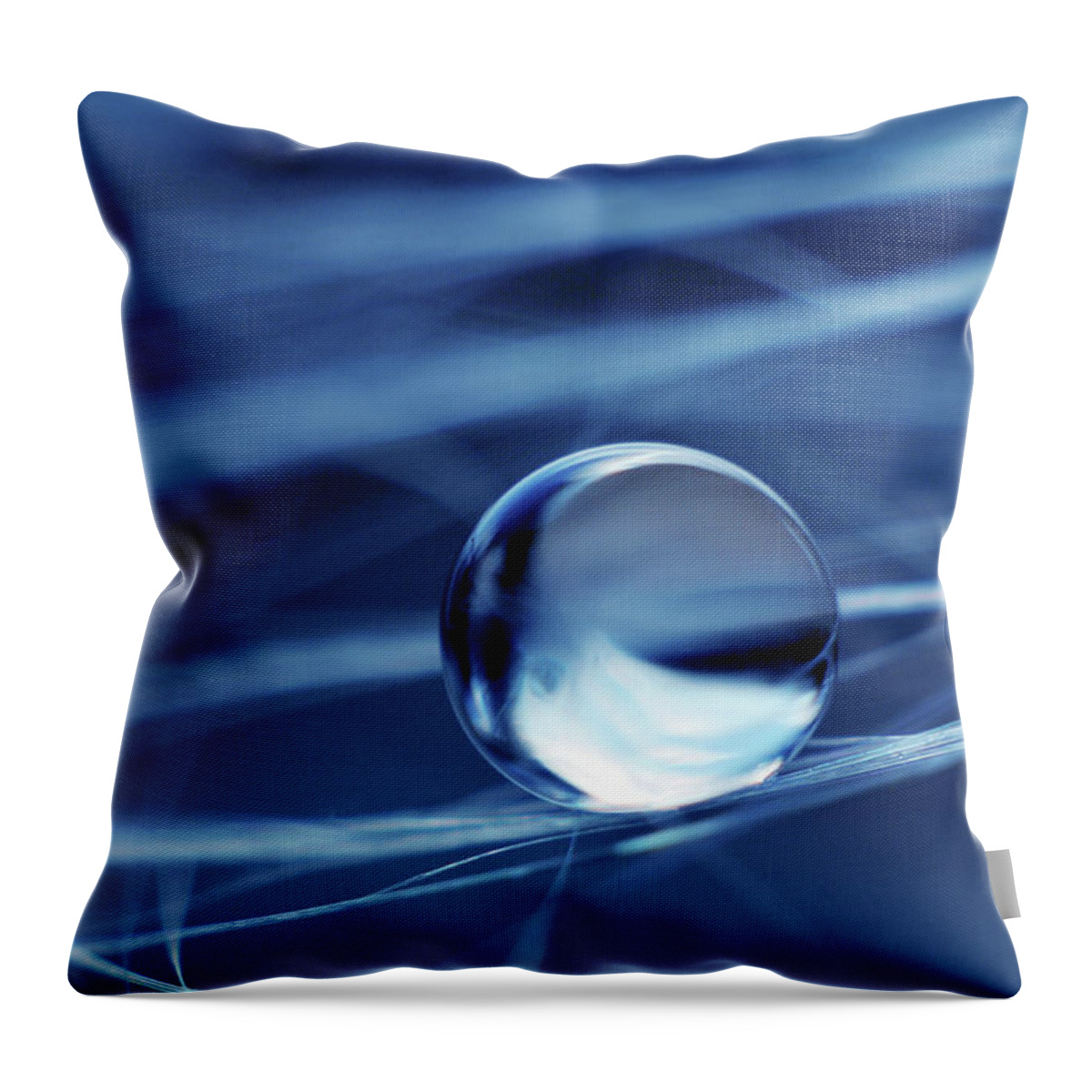 Blue Throw Pillow featuring the photograph Fresh Blue by Michelle Wermuth