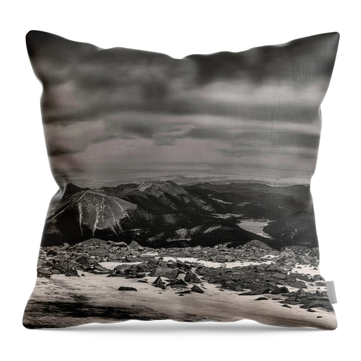 Colorado Throw Pillow featuring the photograph From The Top by Robert Fawcett