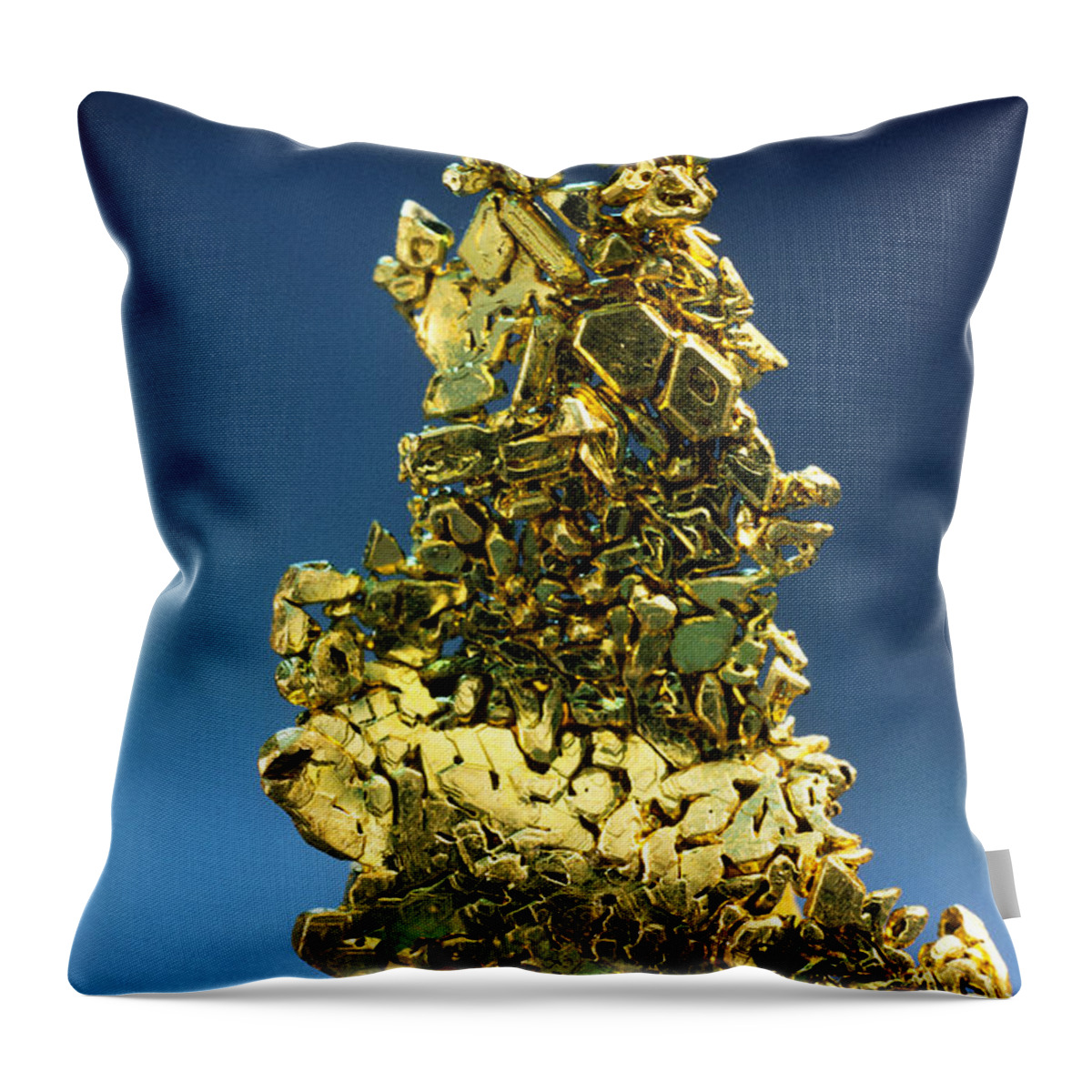 Arem Collection Throw Pillow featuring the photograph Gold From The Forest Hill District by Joel E. Arem