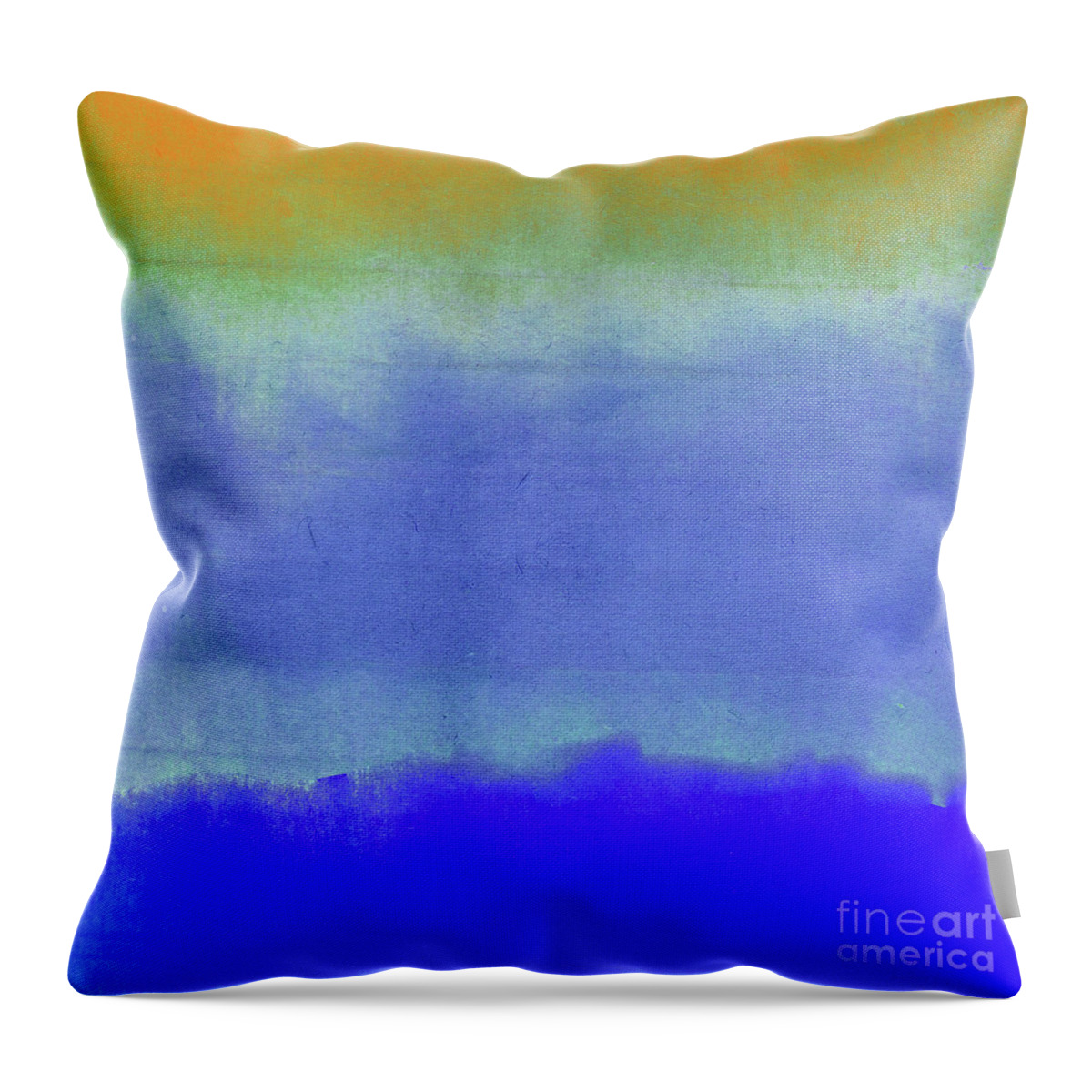 Gradients Throw Pillow featuring the painting Gradients IV by Mindy Sommers
