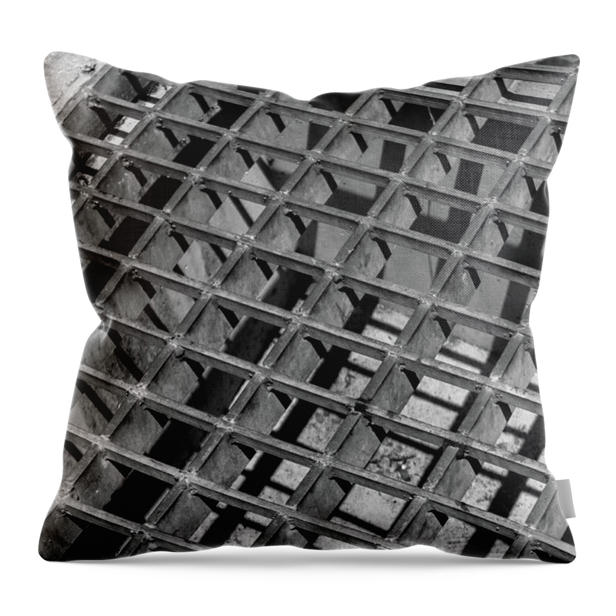 Grate Throw Pillow featuring the photograph Grating by Lauri Novak