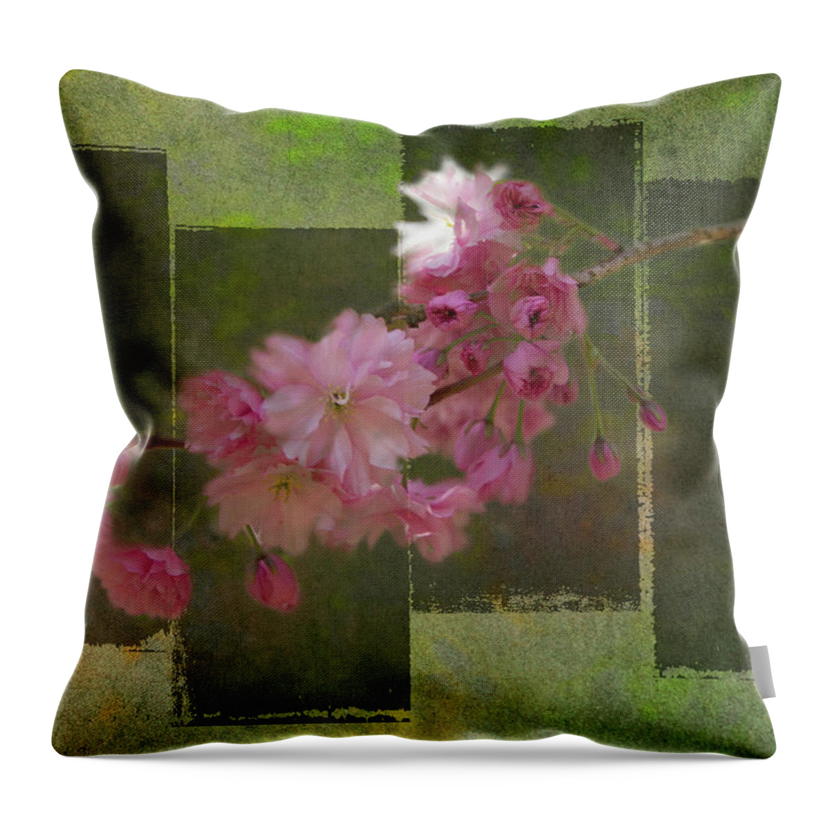 Flowers Throw Pillow featuring the photograph Romantic Blossoms 7 by Marilyn Wilson