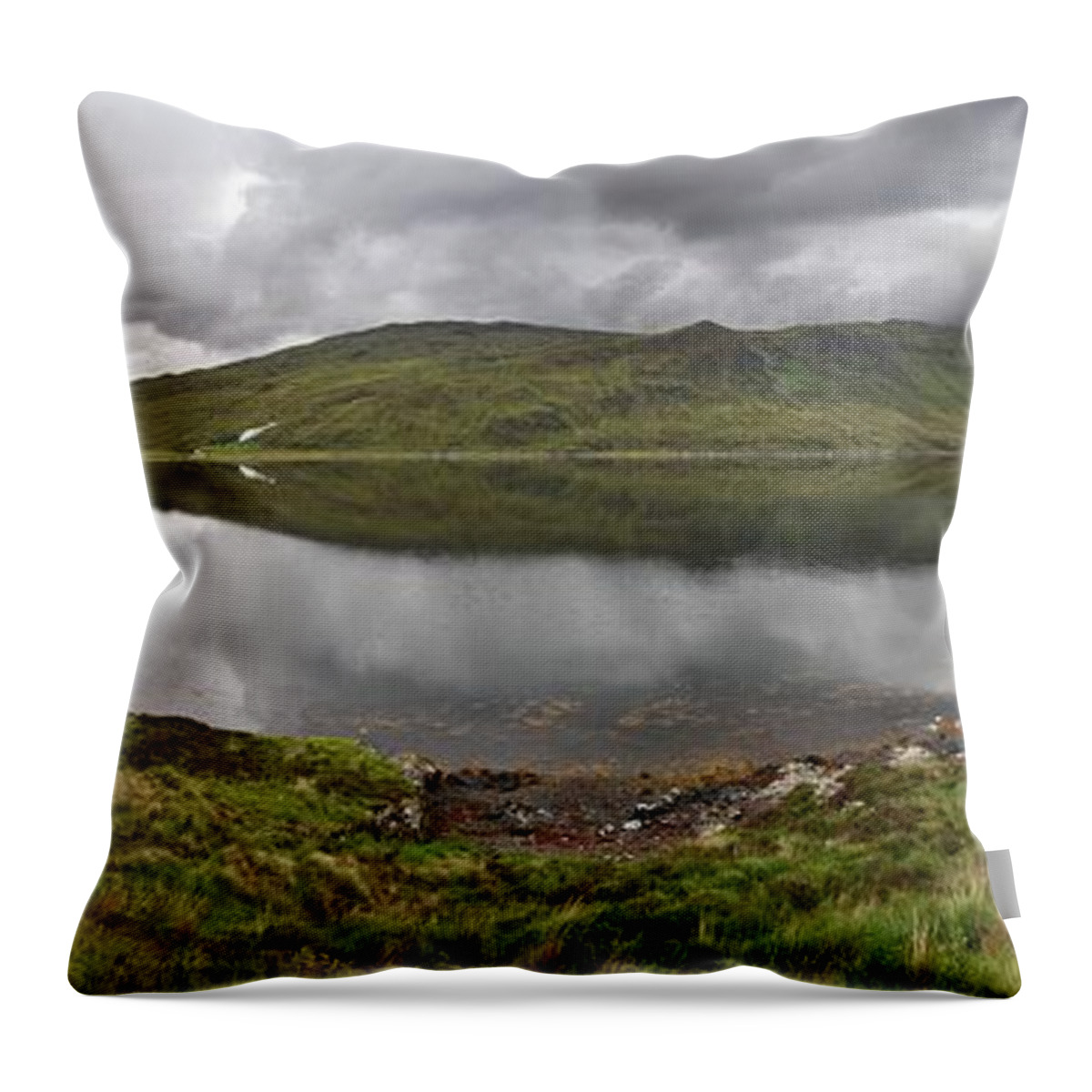Tranquility Throw Pillow featuring the photograph Highlands by Imagining Dreams