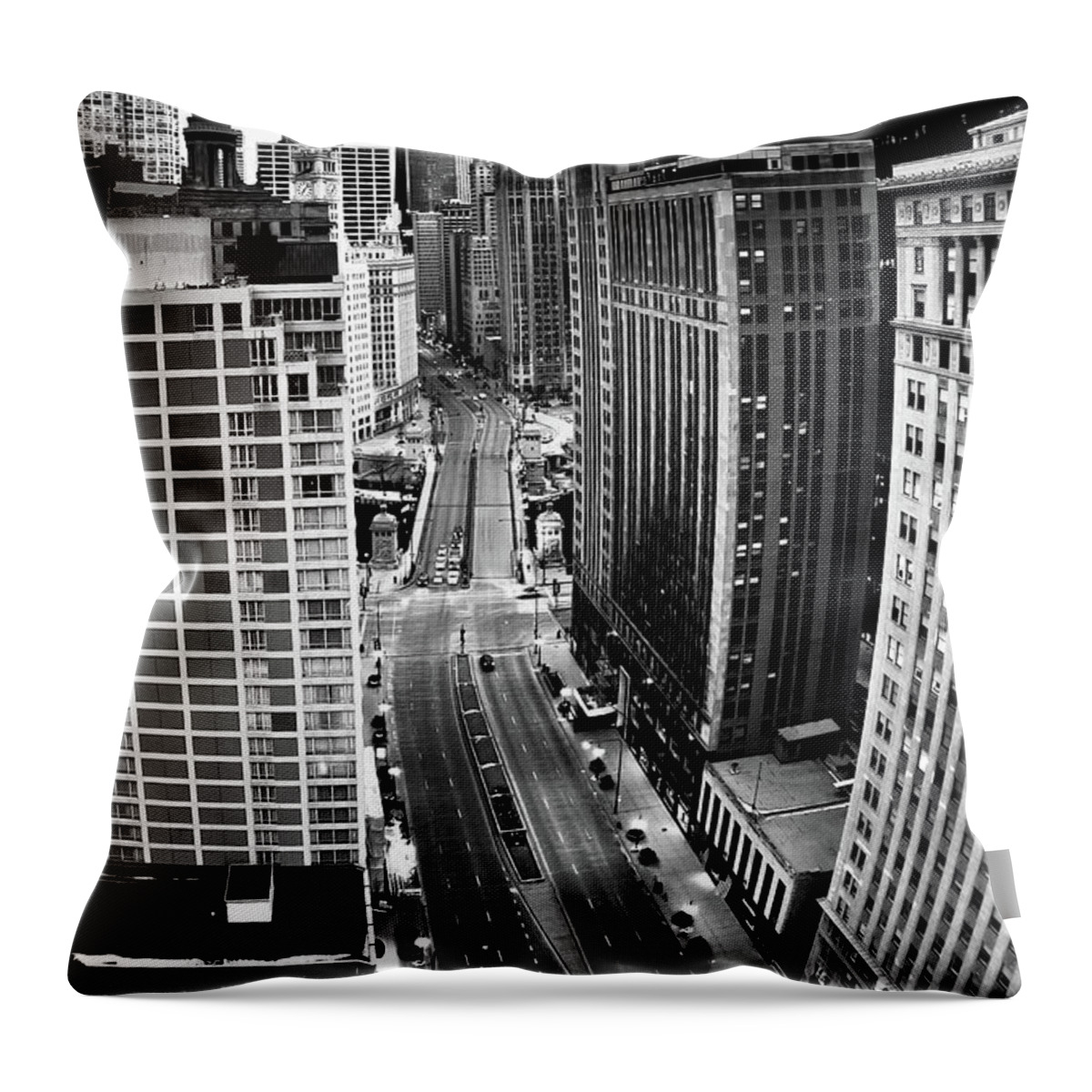 Hotel Throw Pillow featuring the photograph Hotel View by George Imrie Photography