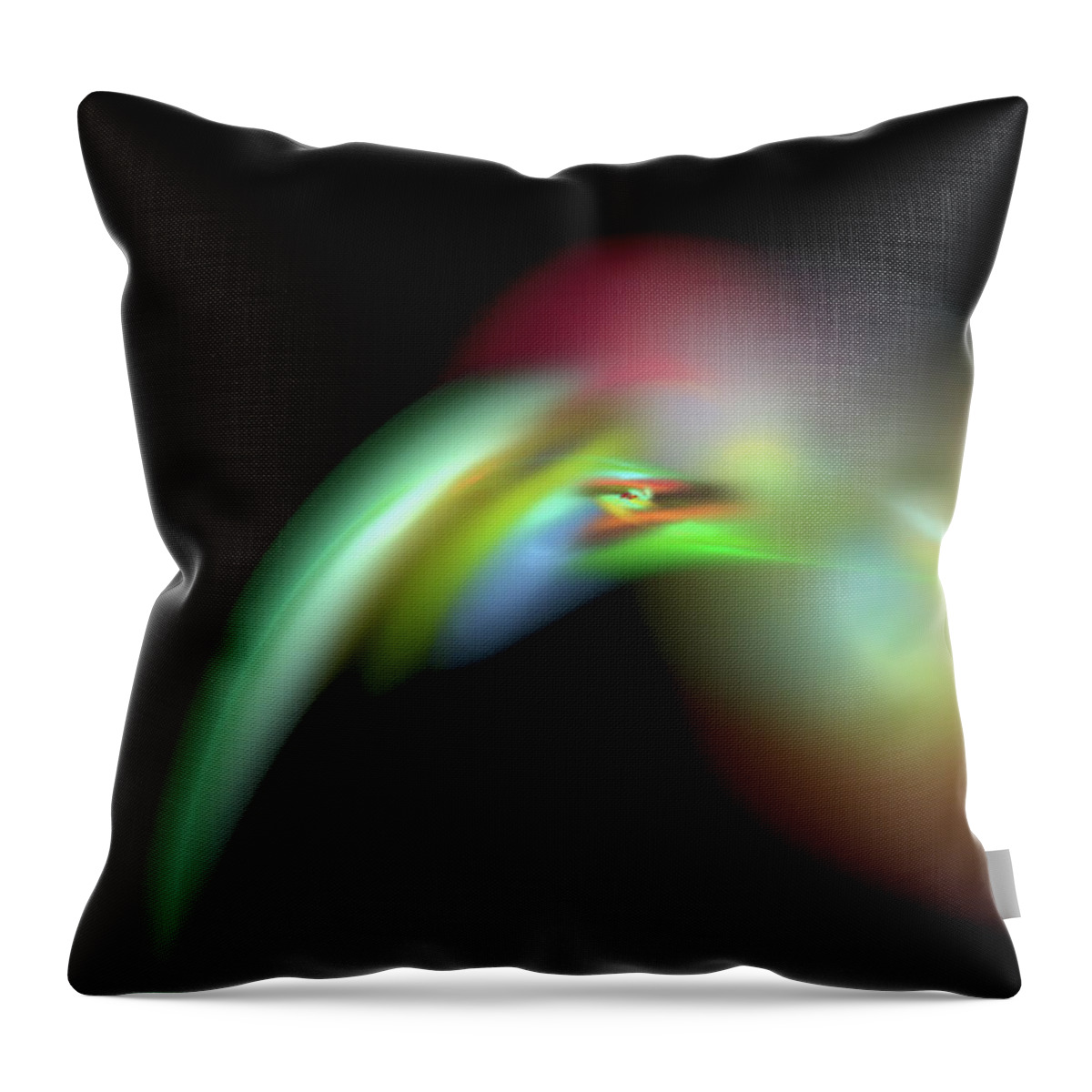 Bird Throw Pillow featuring the digital art Hummingbird by Bernie Sirelson