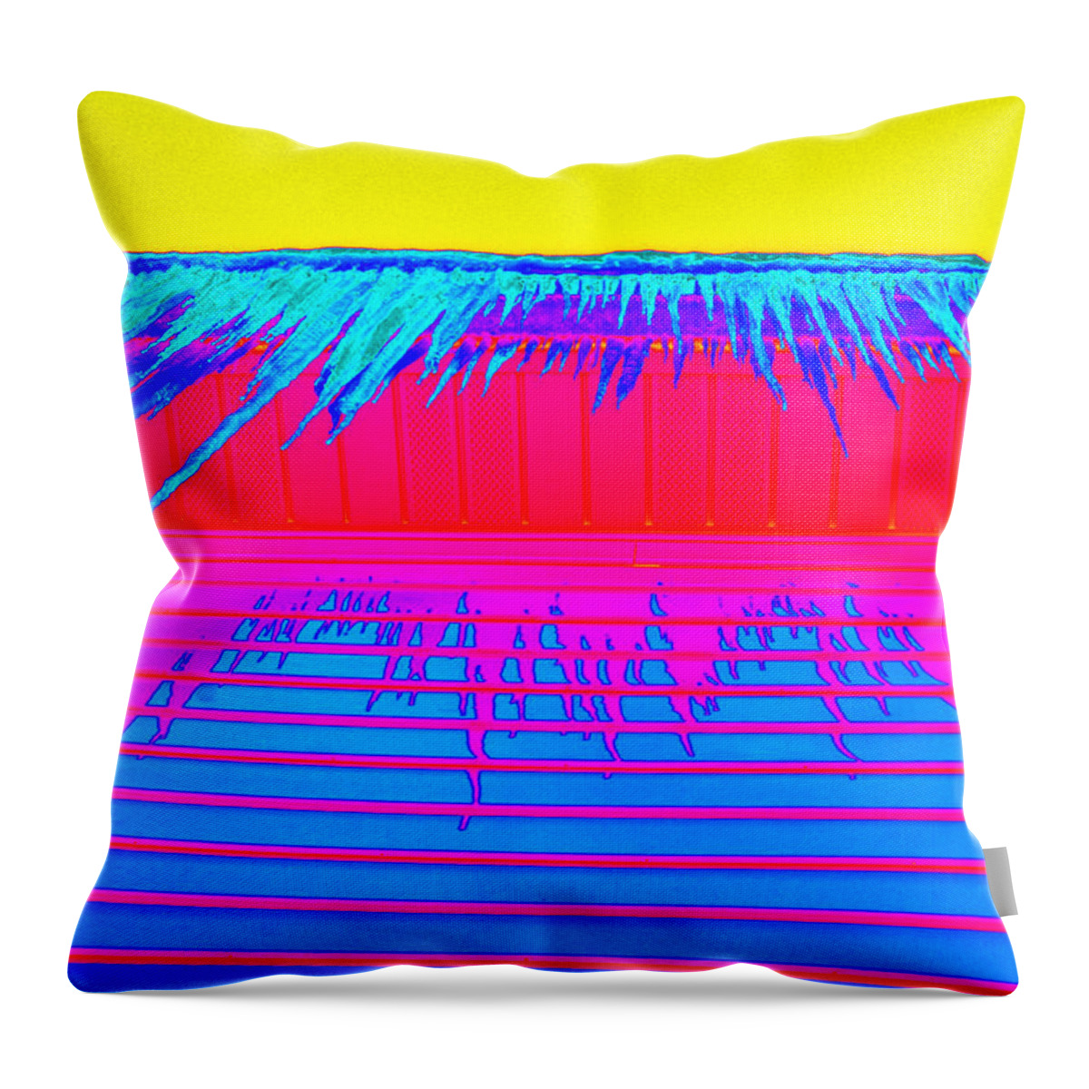  Throw Pillow featuring the photograph Ice Capade by Kimberly Woyak