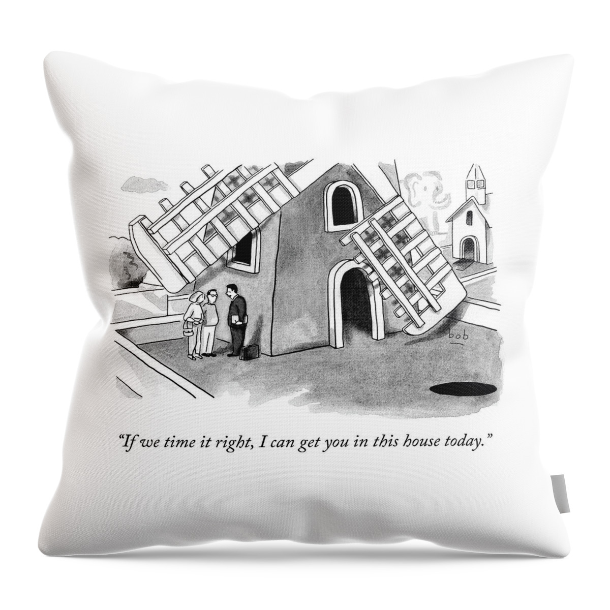 If We Time It Right Throw Pillow