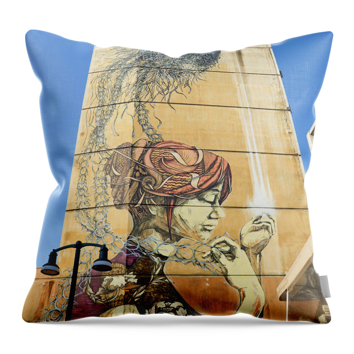 Graffiti Throw Pillow featuring the photograph In the realm of dreams by Yavor Mihaylov