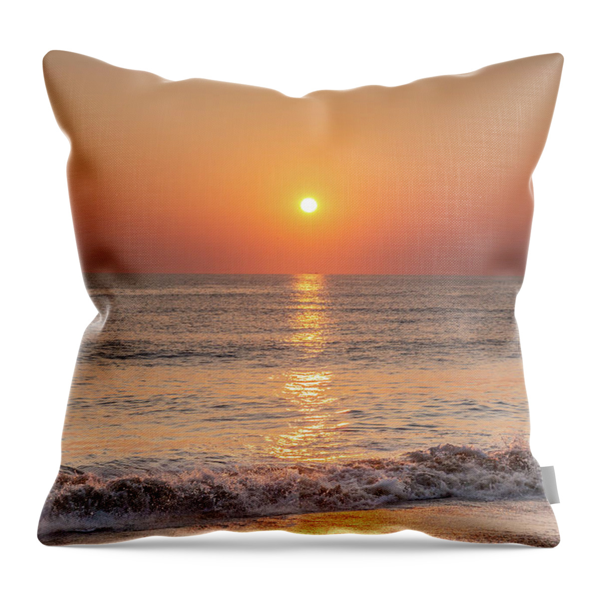 Sunrise Throw Pillow featuring the photograph Indian Summer Sunrise by Donna Twiford