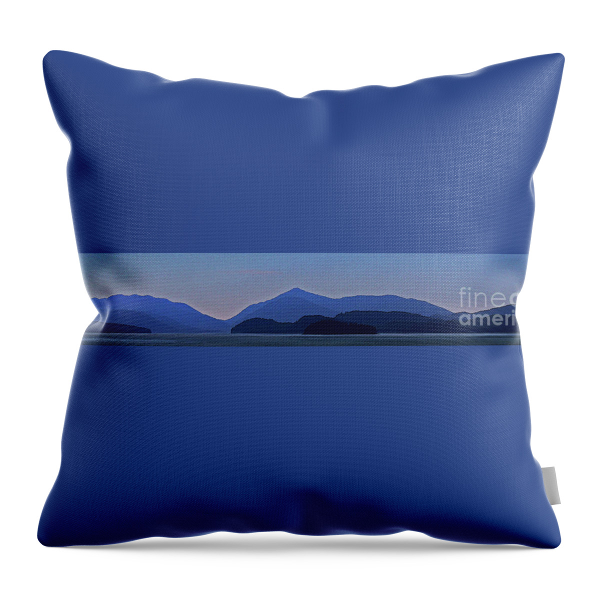 Alaska Throw Pillow featuring the photograph Inside Passage by Darcy Dietrich