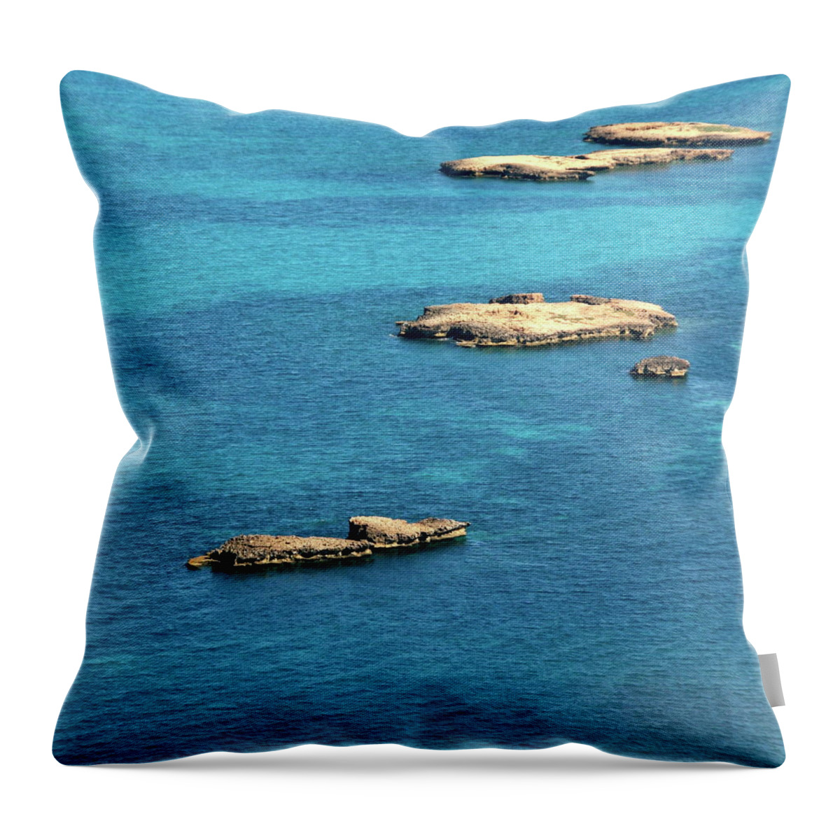 Outdoors Throw Pillow featuring the photograph Islets Islands by Judy Dunlop