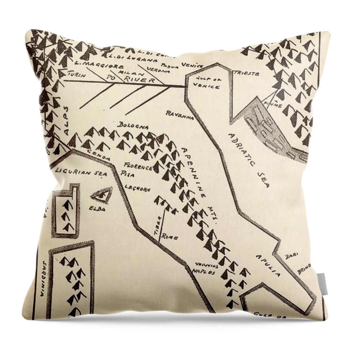 Italy Throw Pillow featuring the photograph Italy by Flavia Westerwelle