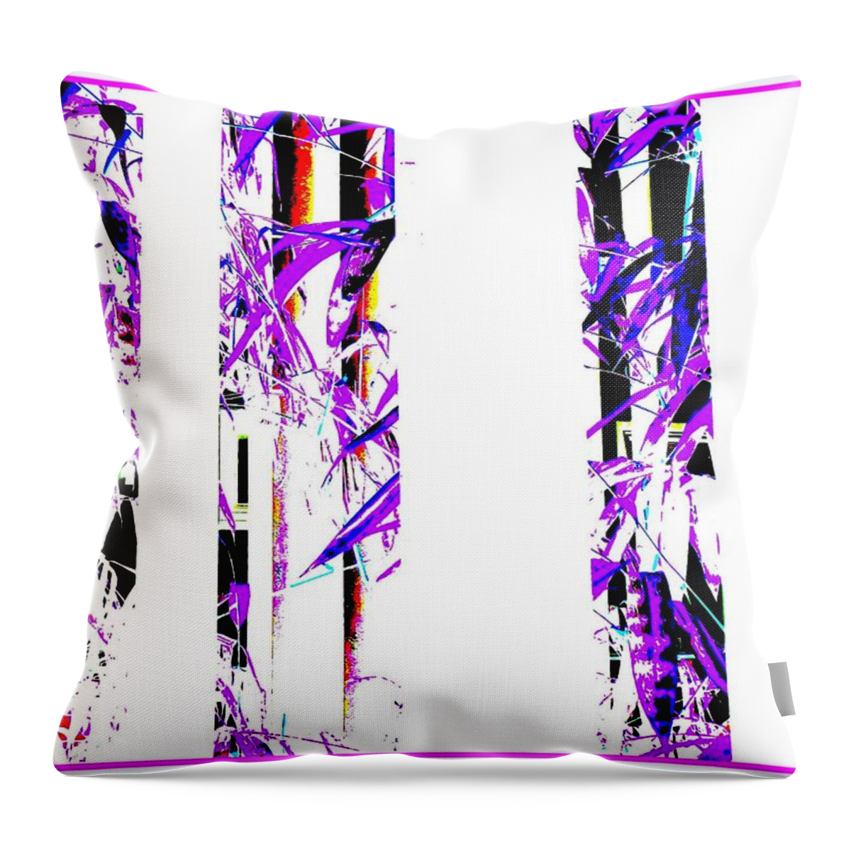 Jungle One Throw Pillow featuring the photograph Jungle - One by VIVA Anderson