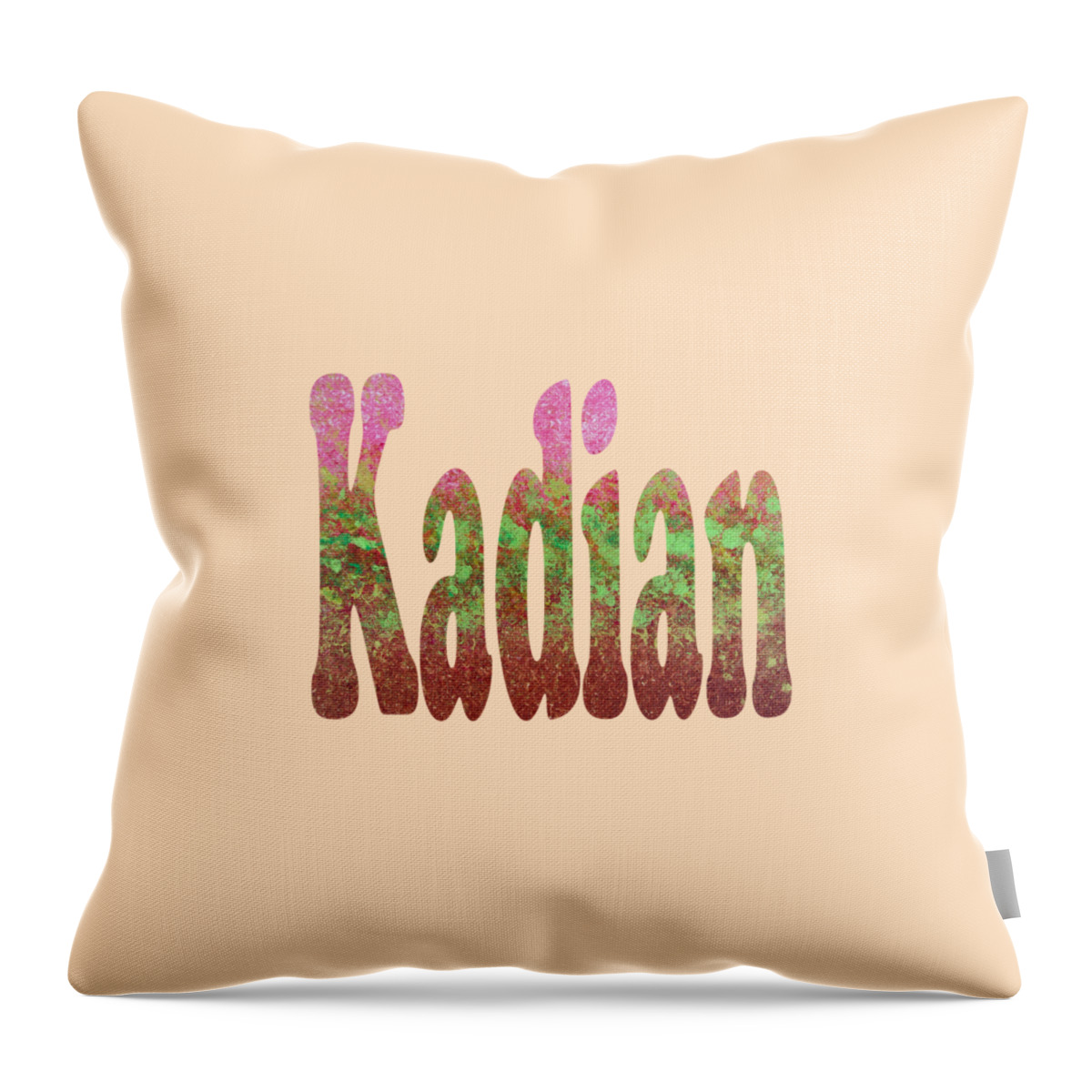 Kadian Throw Pillow featuring the digital art Kadian by Corinne Carroll