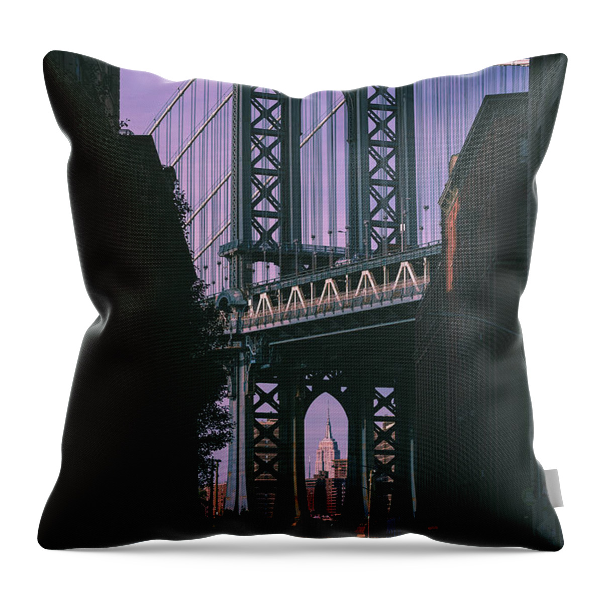 Manhattan Throw Pillow featuring the photograph Keyhole by Peter Hull