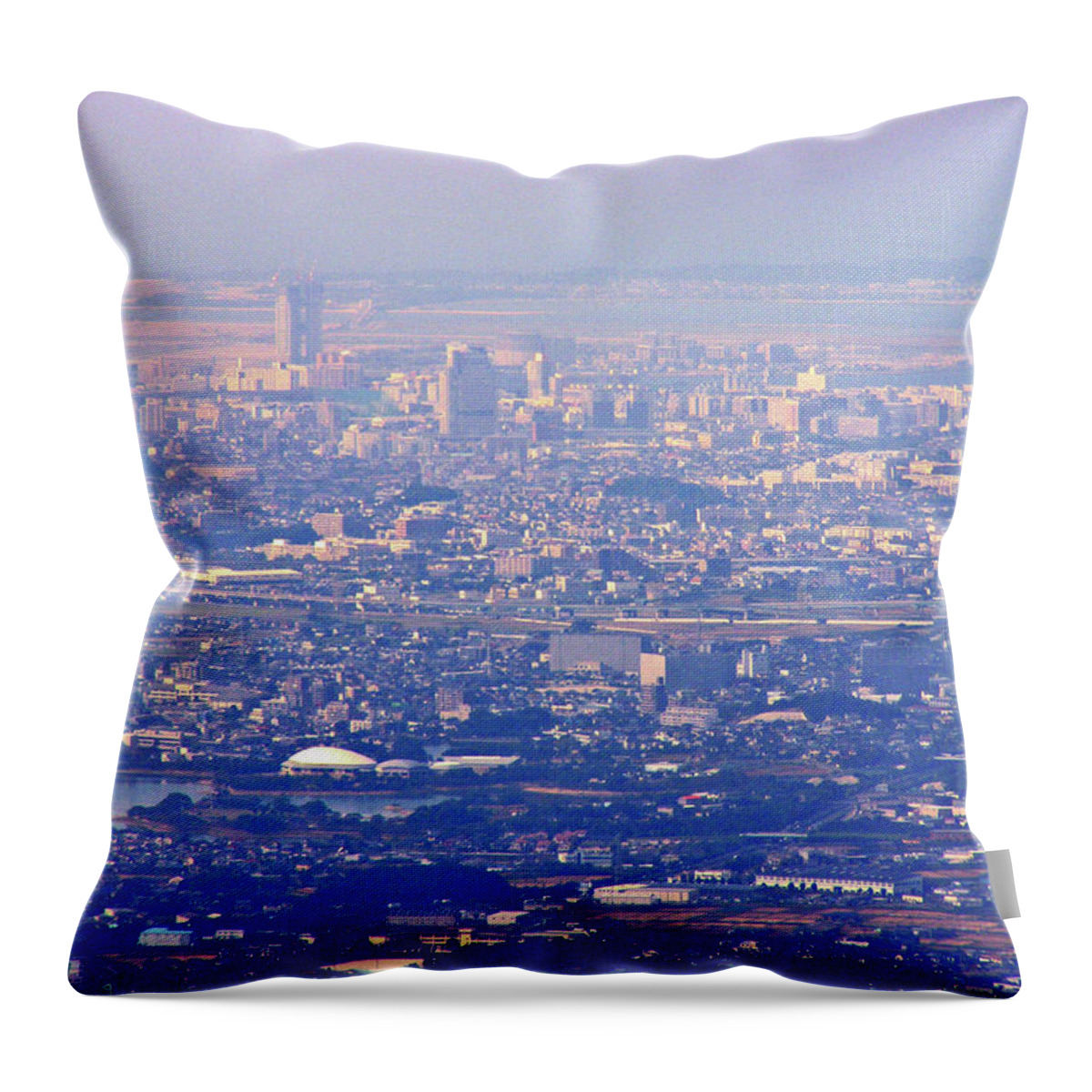 2007 Throw Pillow featuring the photograph Kyushu City by Stephen Lyth