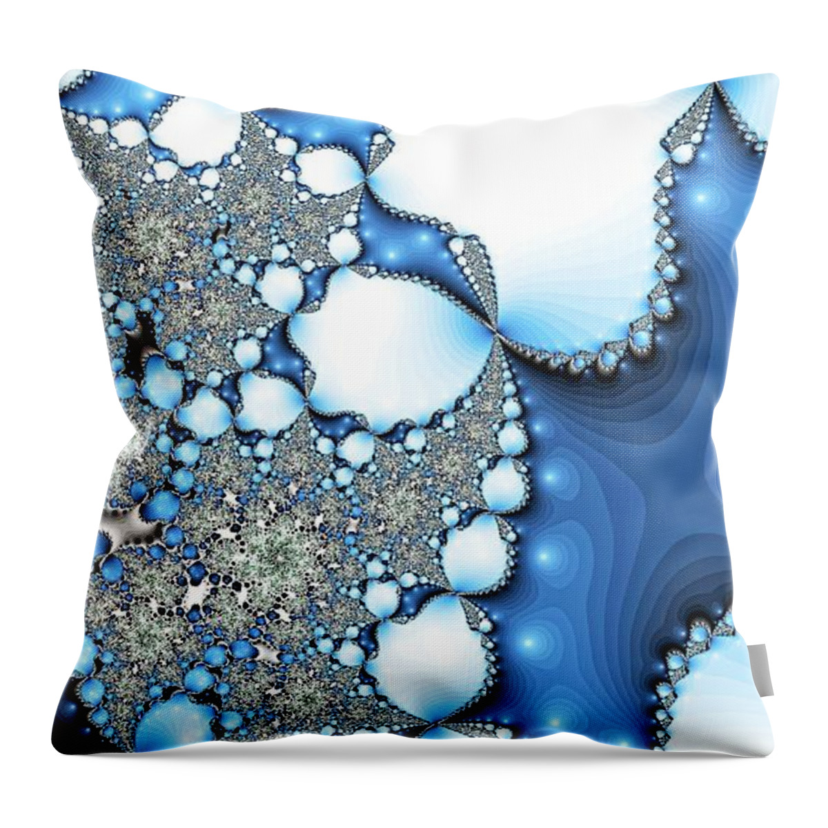 Lake Throw Pillow featuring the digital art Lake Humongous Blue by Don Northup