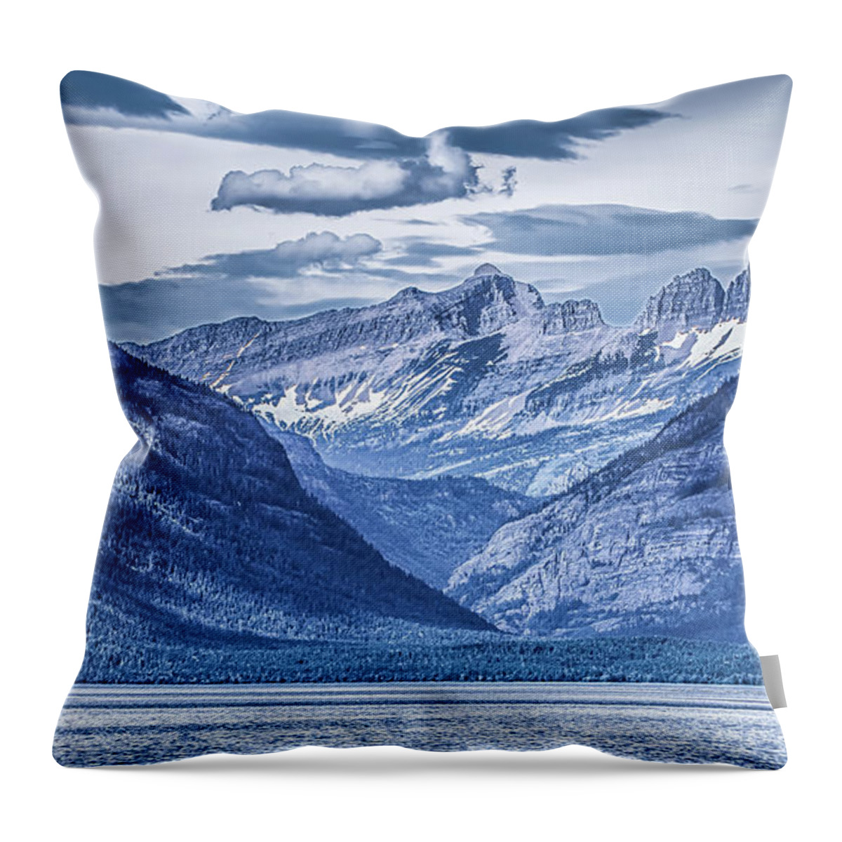 Park Throw Pillow featuring the photograph Lake McDonald Glacier National Park by Alex Grichenko