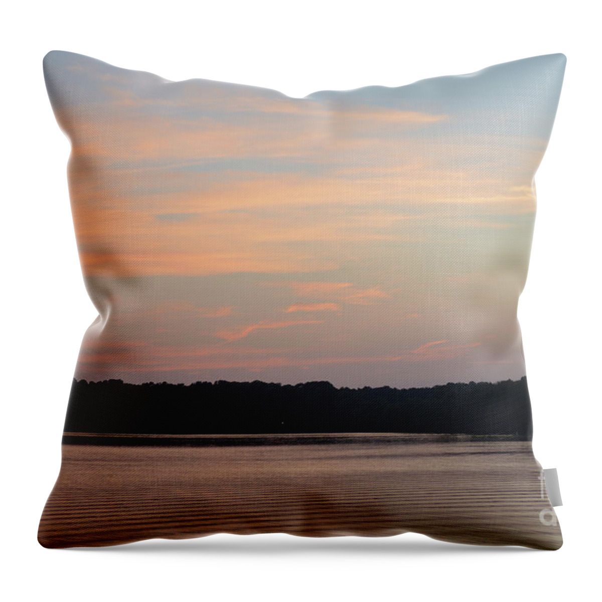 Beautiful Throw Pillow featuring the photograph Lake Oconee Twilight by Aicy Karbstein