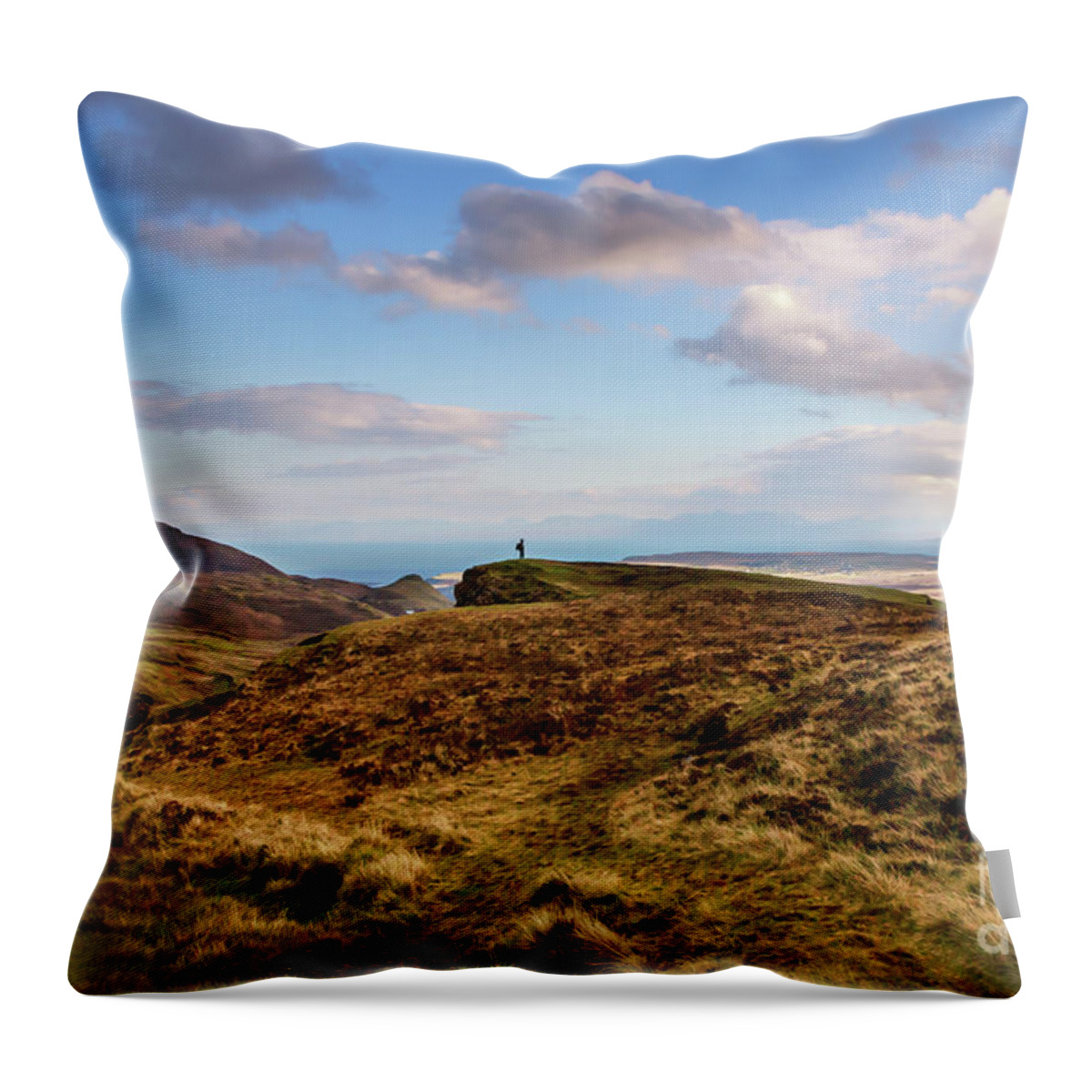 Last Man Standing Throw Pillow featuring the photograph Last Man Standing by Elizabeth Dow