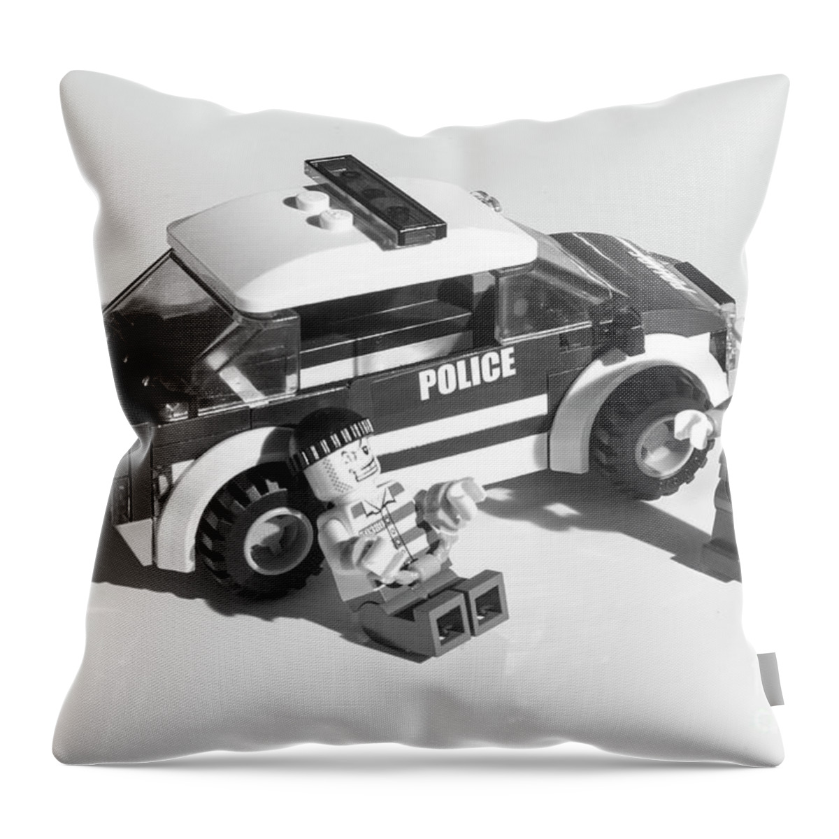 Law And Order Throw Pillow featuring the photograph Law and Order by Stefano Senise