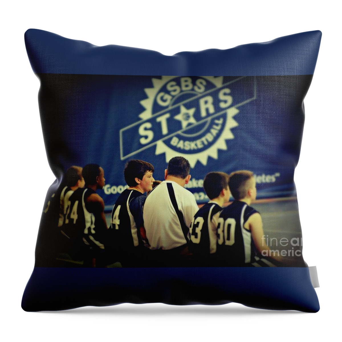 Sports Throw Pillow featuring the photograph Learning the Game by Frank J Casella