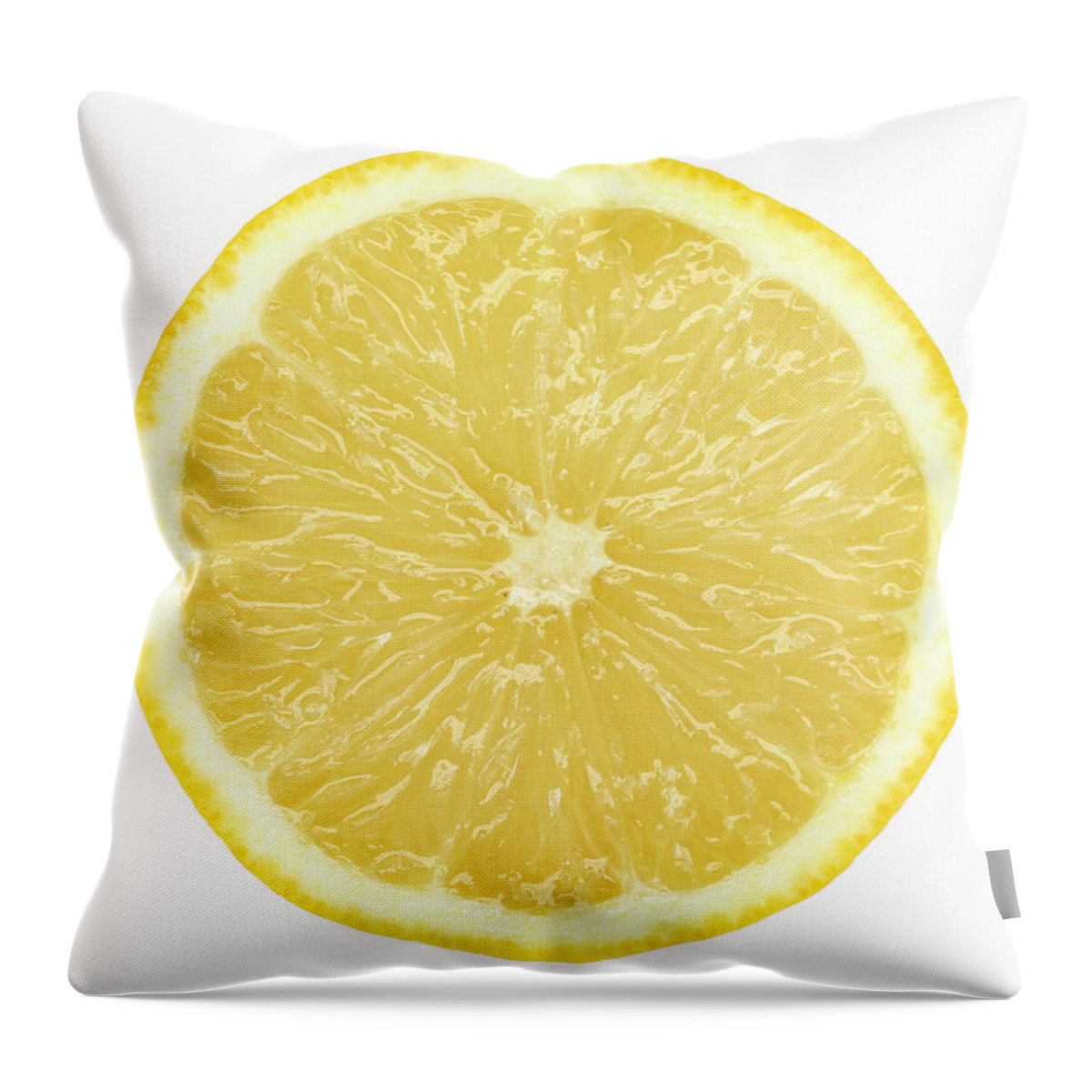 Limon Province Throw Pillow featuring the photograph Lemon by Suzifoo