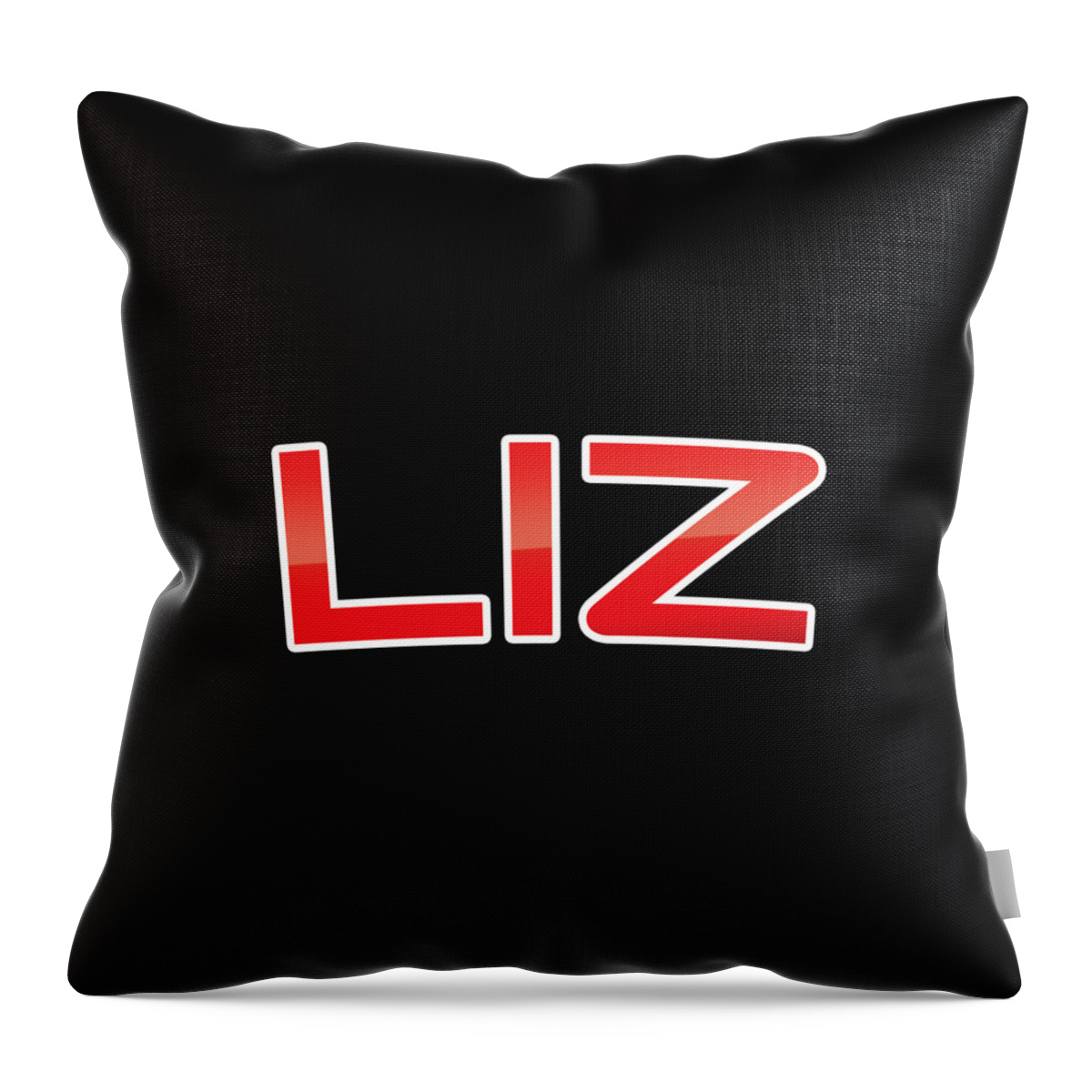 Liz Throw Pillow featuring the digital art Liz by TintoDesigns