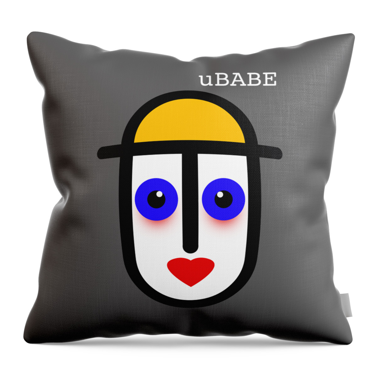 Love Hurts Throw Pillow featuring the digital art Love Hurts by Ubabe Style
