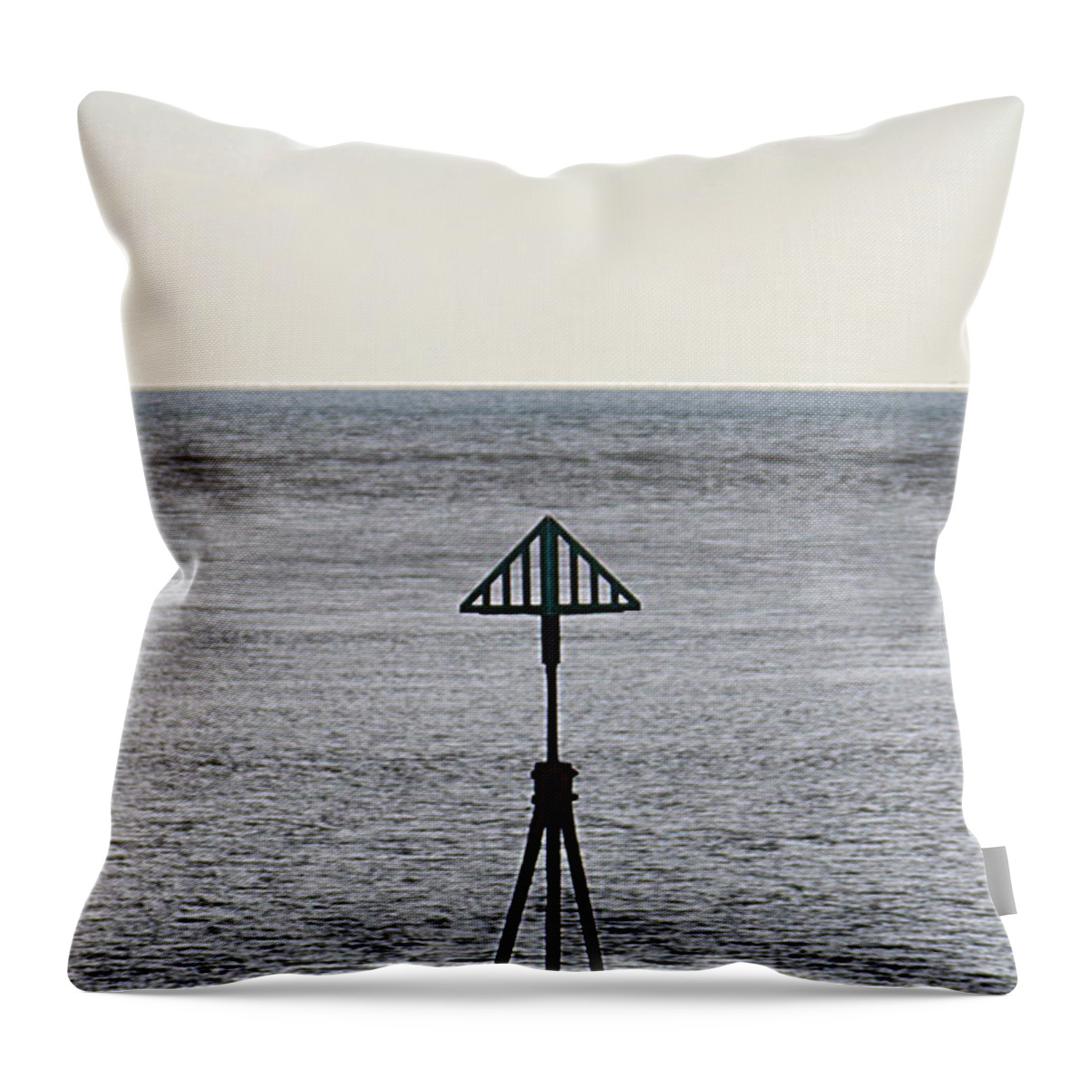 Marker Throw Pillow featuring the photograph Marker by Andy Thompson