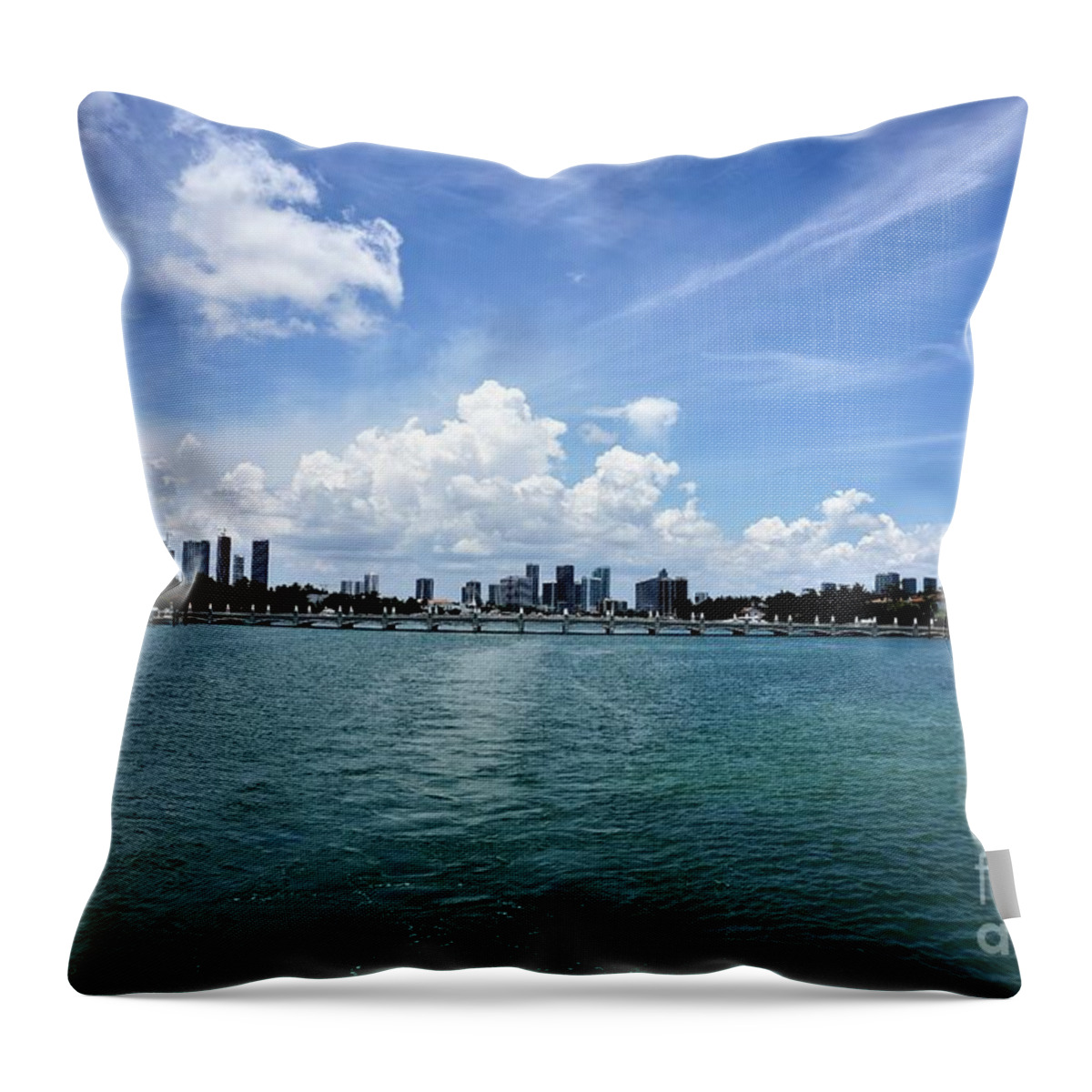 Miami Throw Pillow featuring the photograph Miami7 by Merle Grenz