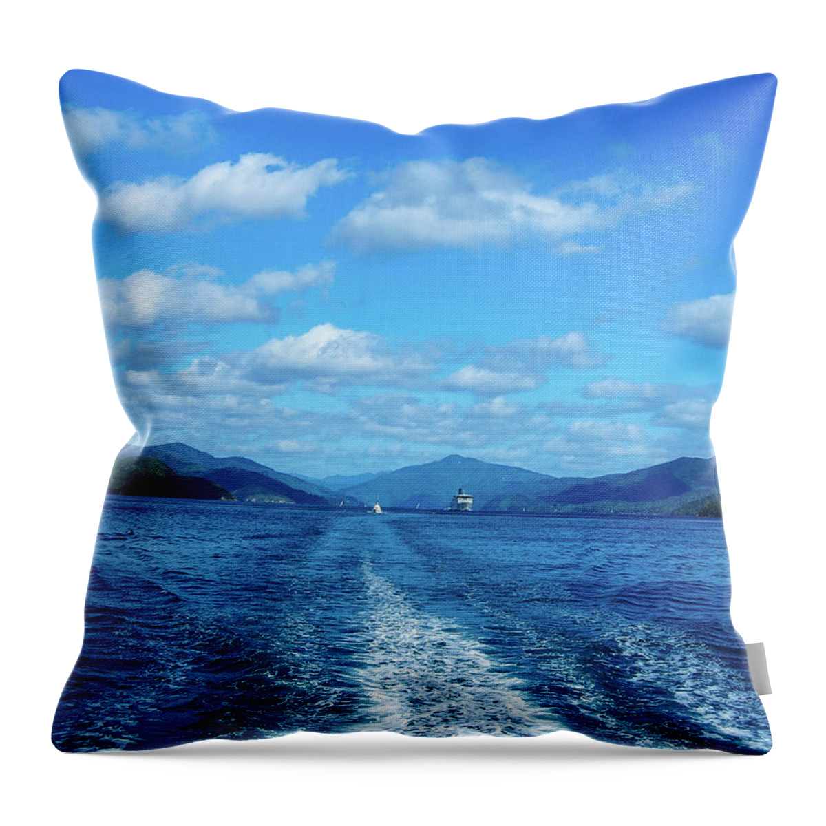 Milford Sound Throw Pillow featuring the photograph Milford Sound by Susan Gutterman