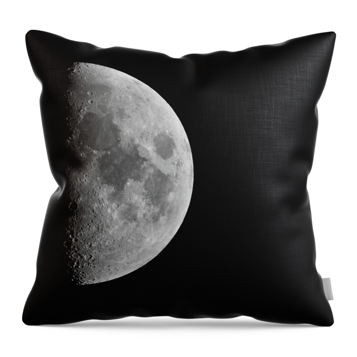 Newcastle-upon-tyne Throw Pillow featuring the photograph Moon by Dru Dodd/dru Dodd Photography