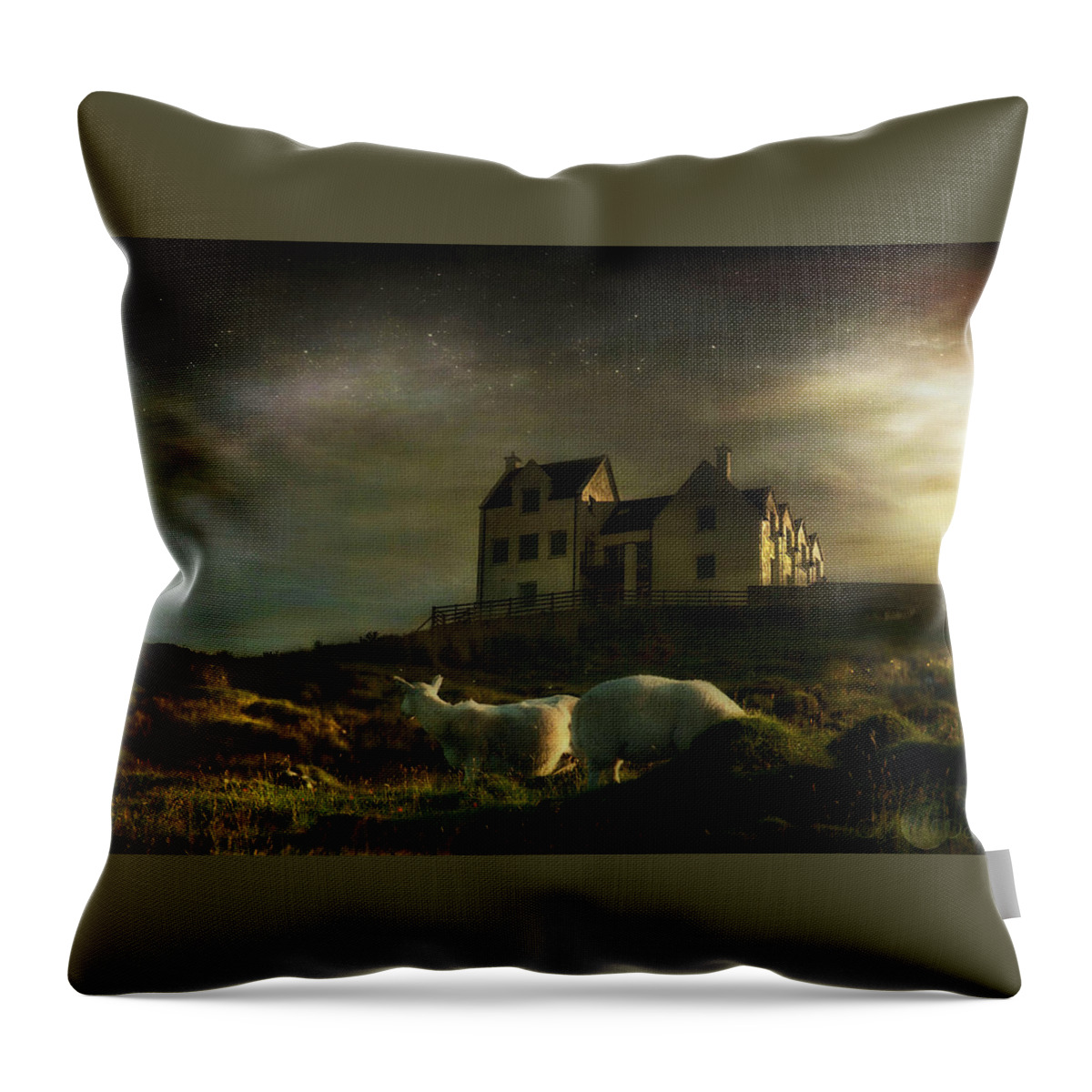 Isle Of Skye Throw Pillow featuring the photograph Morning on Skye by Cybele Moon