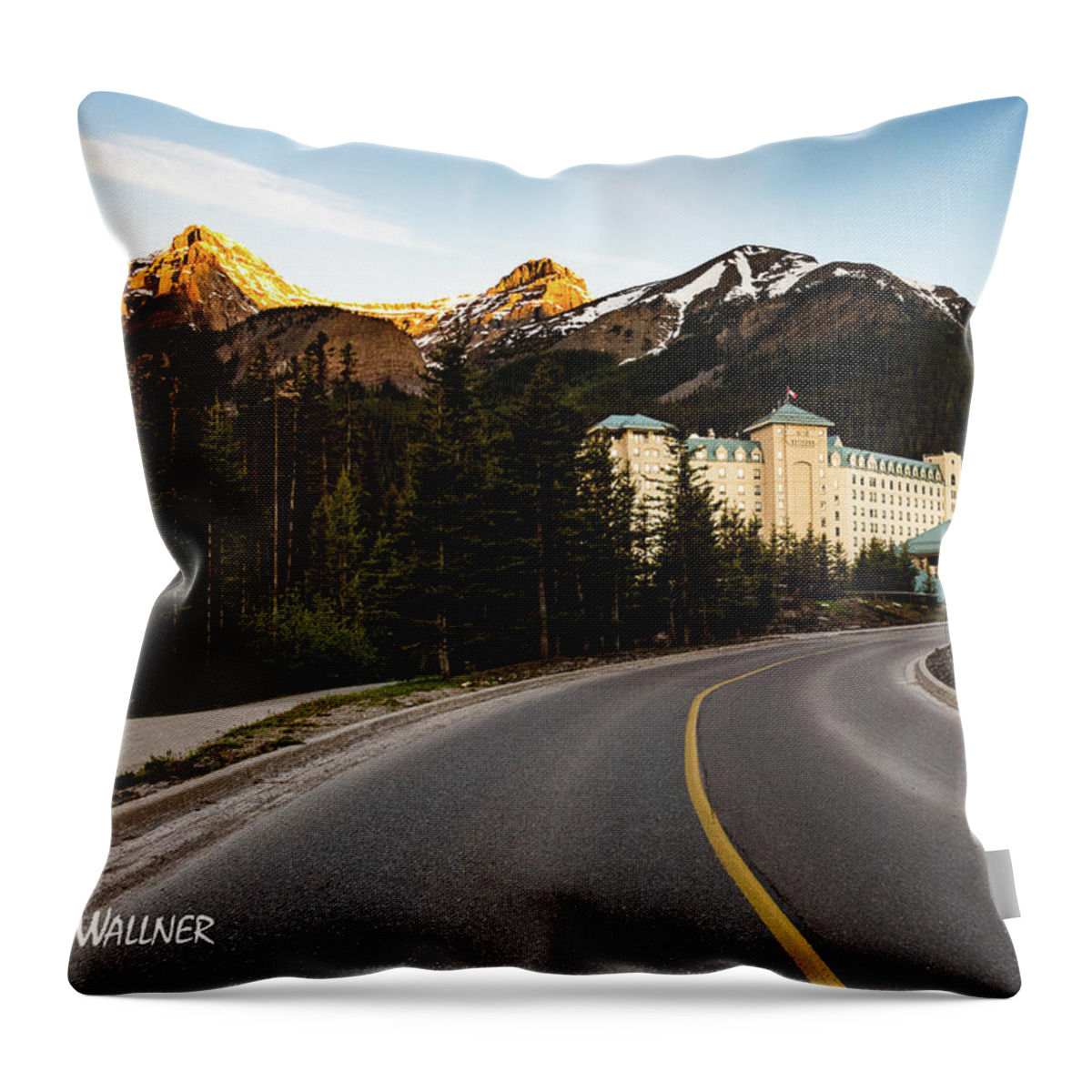 Alberta Throw Pillow featuring the photograph Morning Radiance by Joan Wallner
